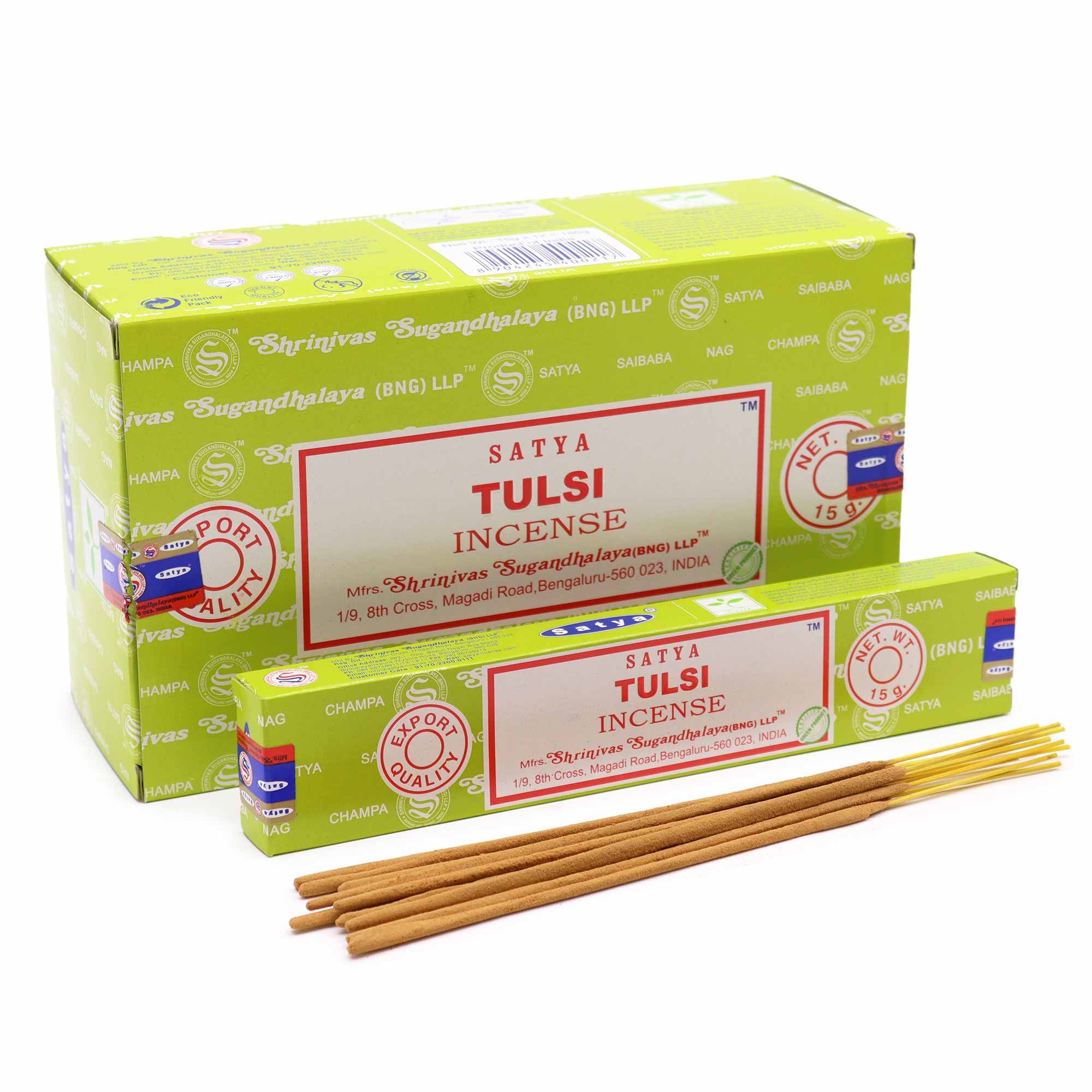 Satya Incense 15gm - Tulsi - Image 2