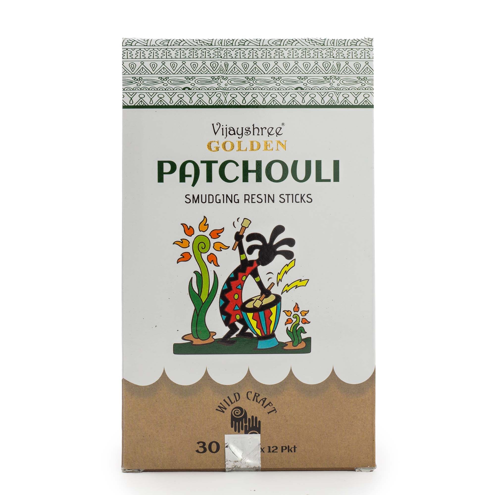 Golden Patchouli Smudging Resin Sticks – 30g - Image 5