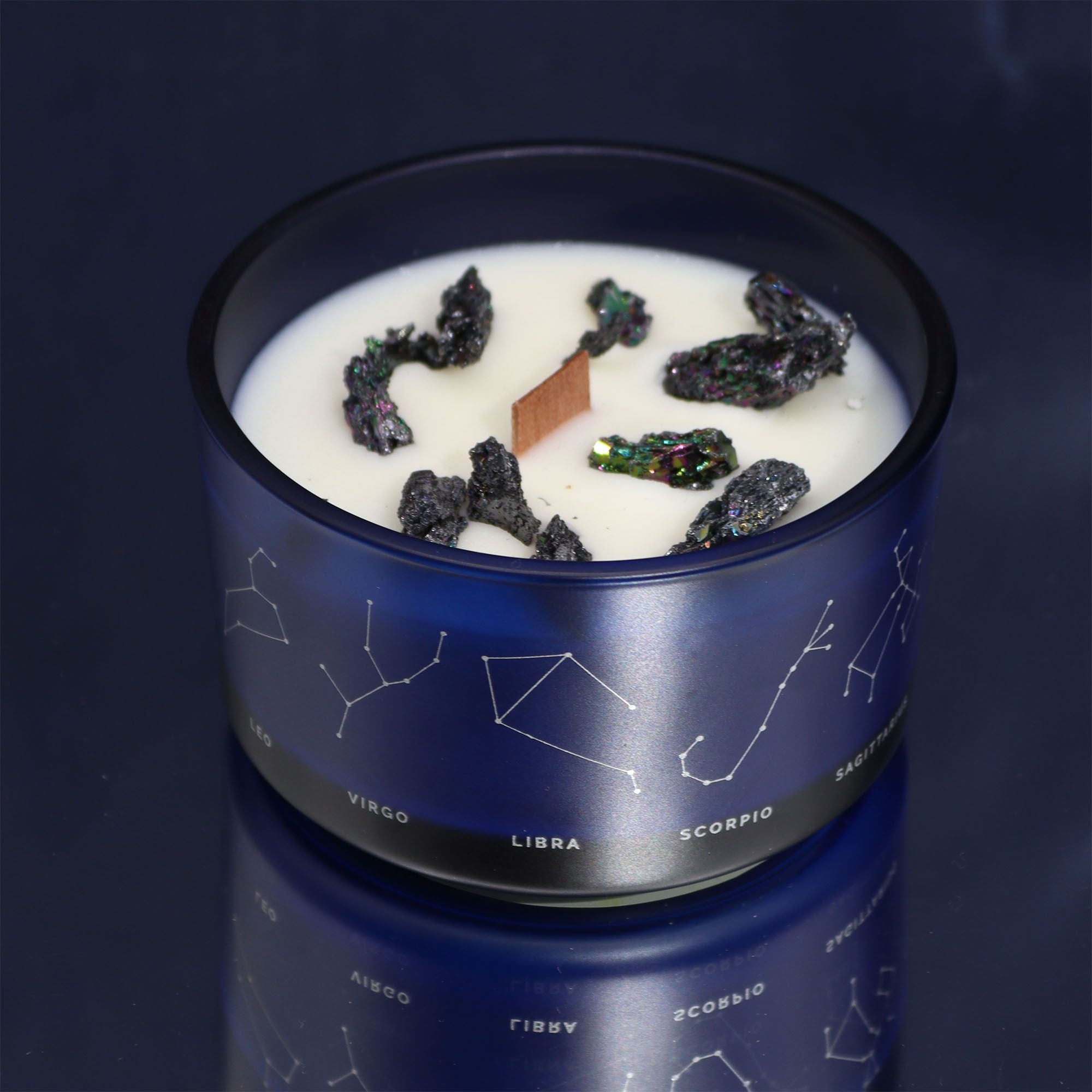 Zodiac Crystal Candle with Gemstone Bracelet - Sagittarius - Image 5