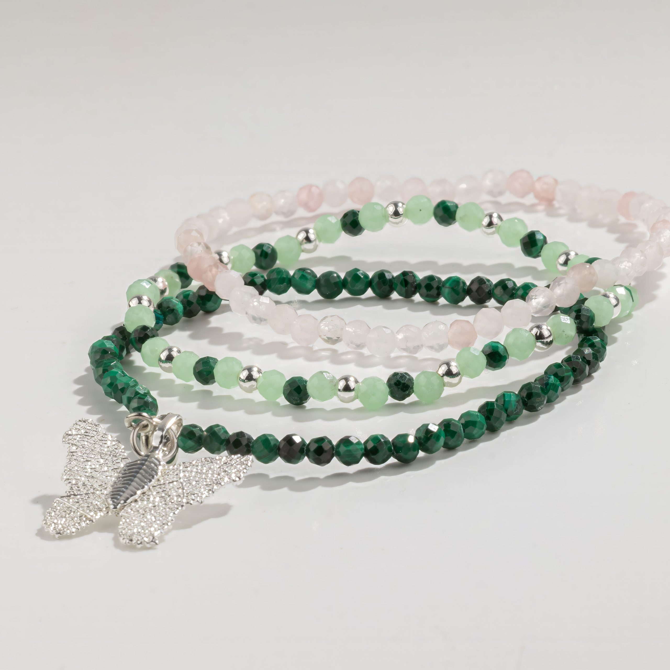 Nymph Spirit Gemstone Bracelet Set - Forest Spirit - Image 3