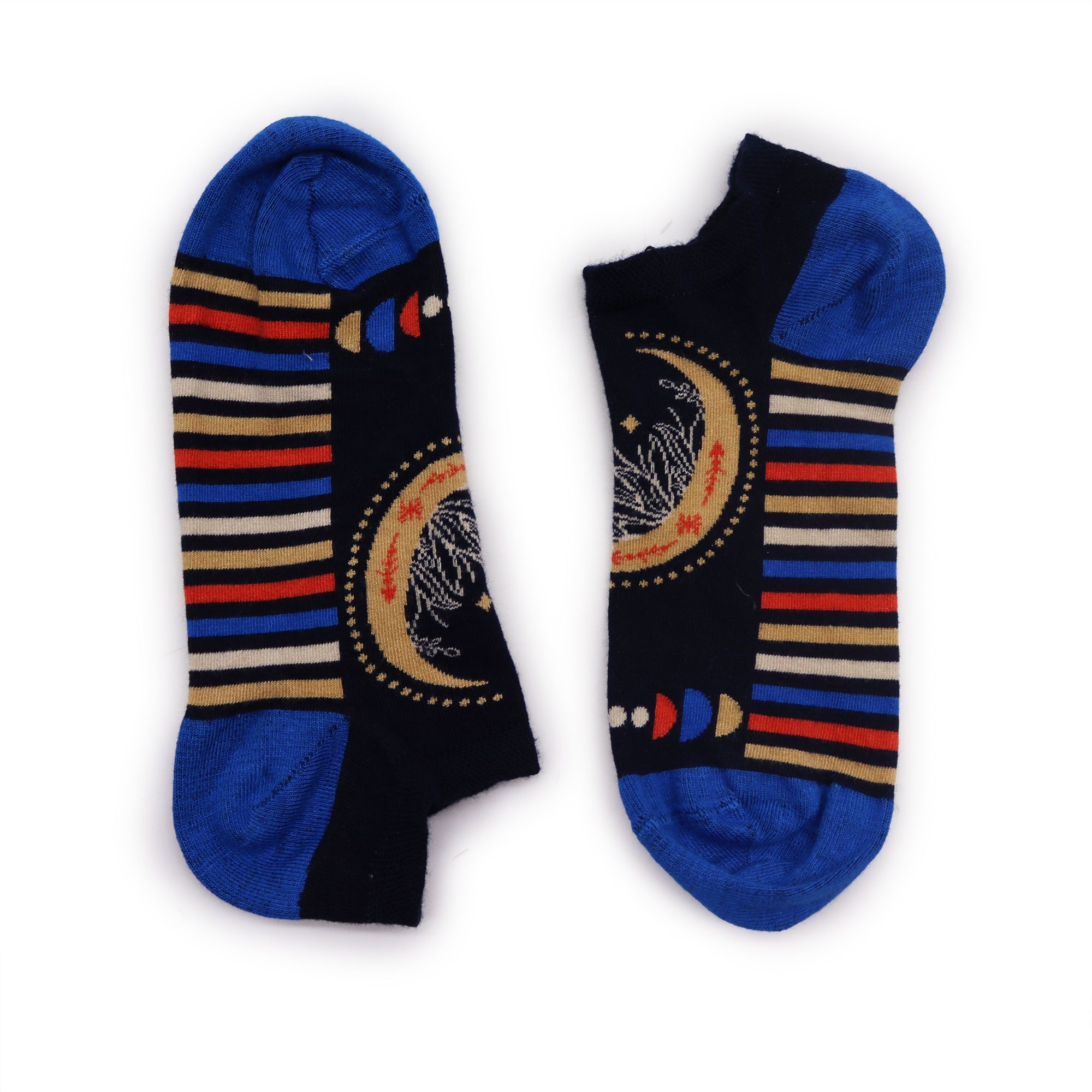 S/M Hop Hare Bamboo Socks Low (3.5-6.5) - Lunar Phases - Image 4