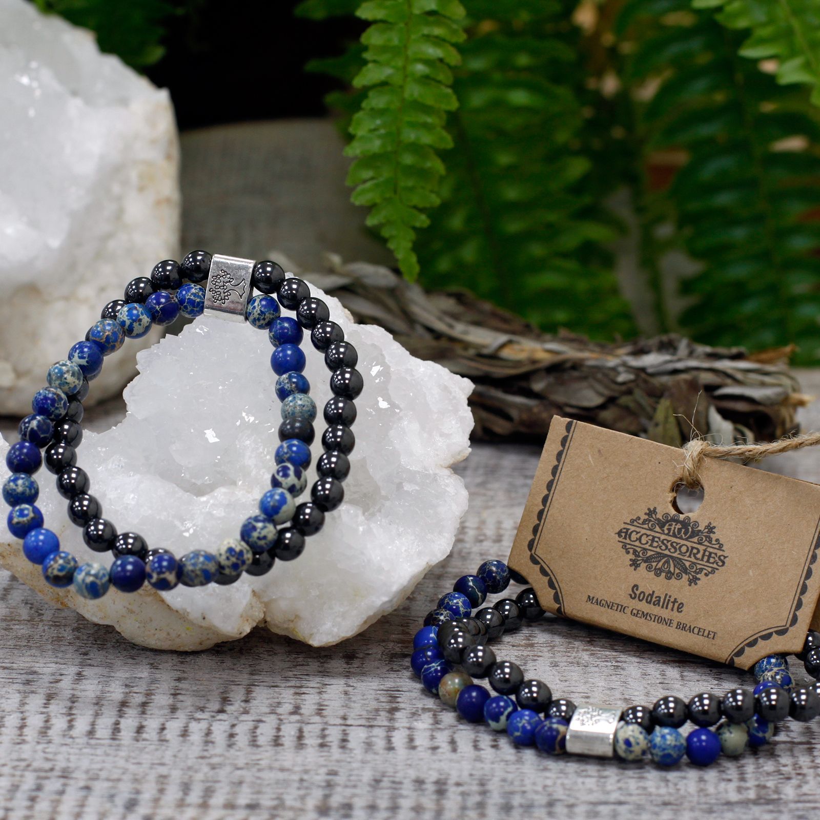 Magnetic Gemstone Bracelet - Sodalite - Image 7