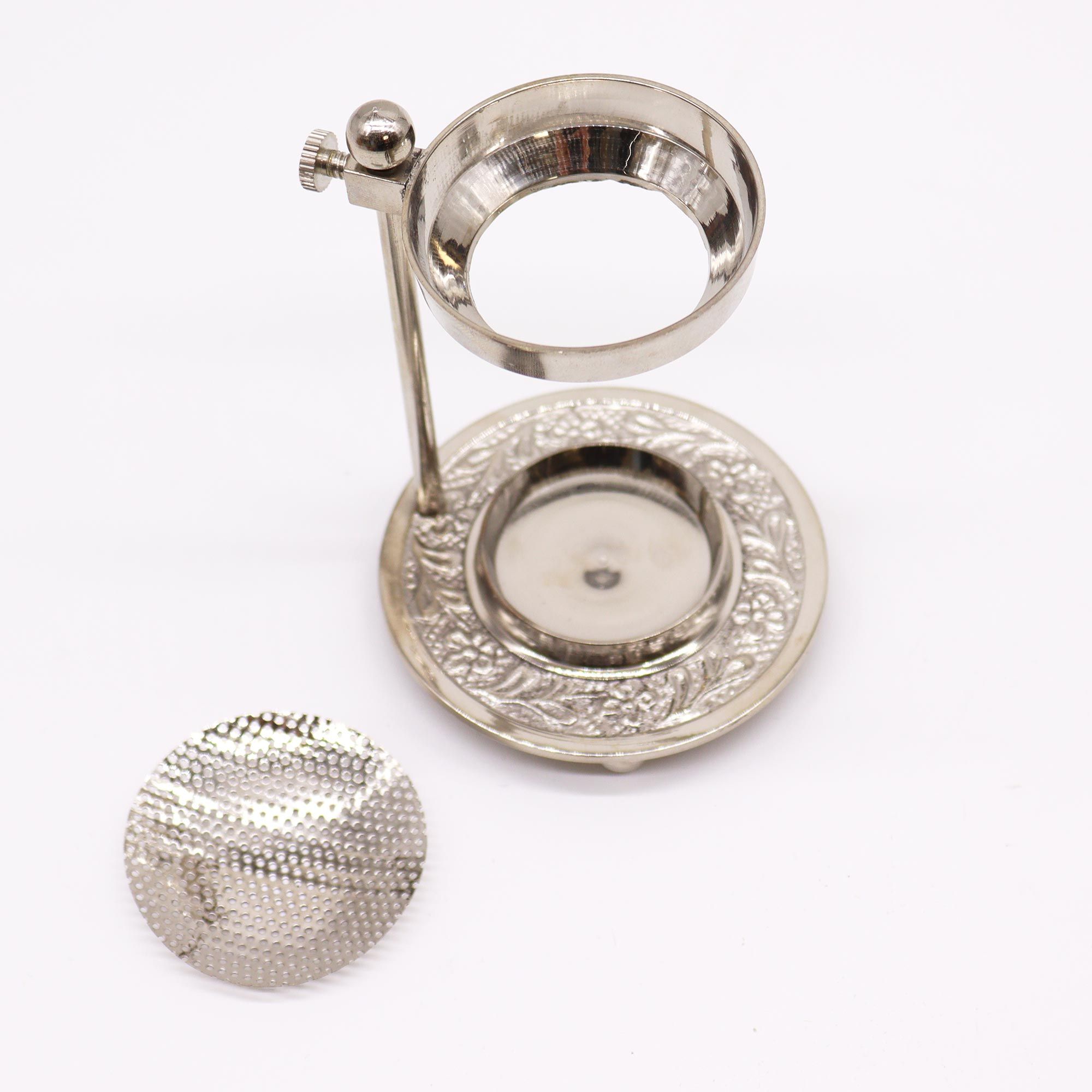 Plated Brass Resin Incense Warmer - Adjustable - Image 2