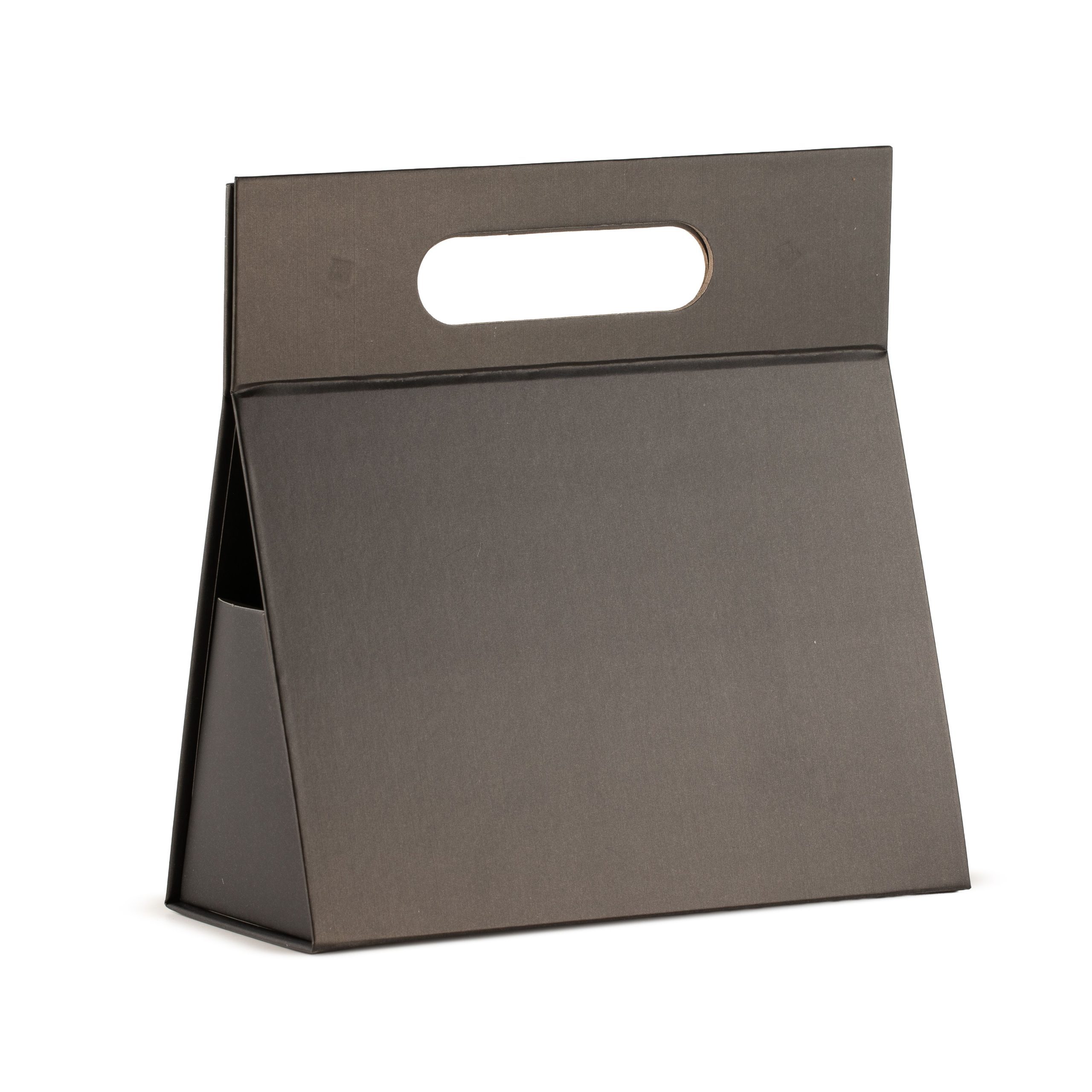 Flat Pack Gift Box - Hand Box (20x10x20cm) - Black - Image 4