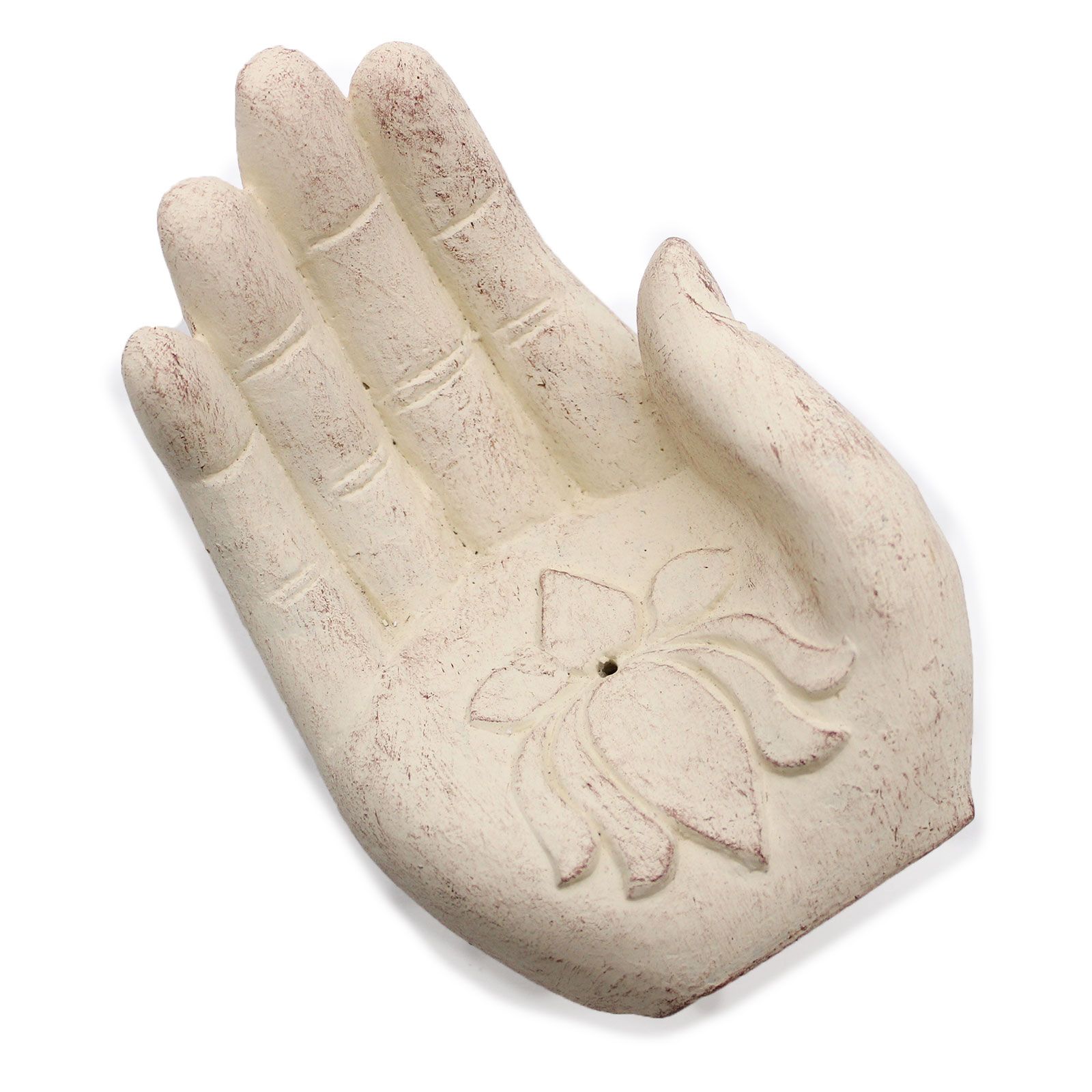 Hand Incense Burner - Lotus (white) - Image 2