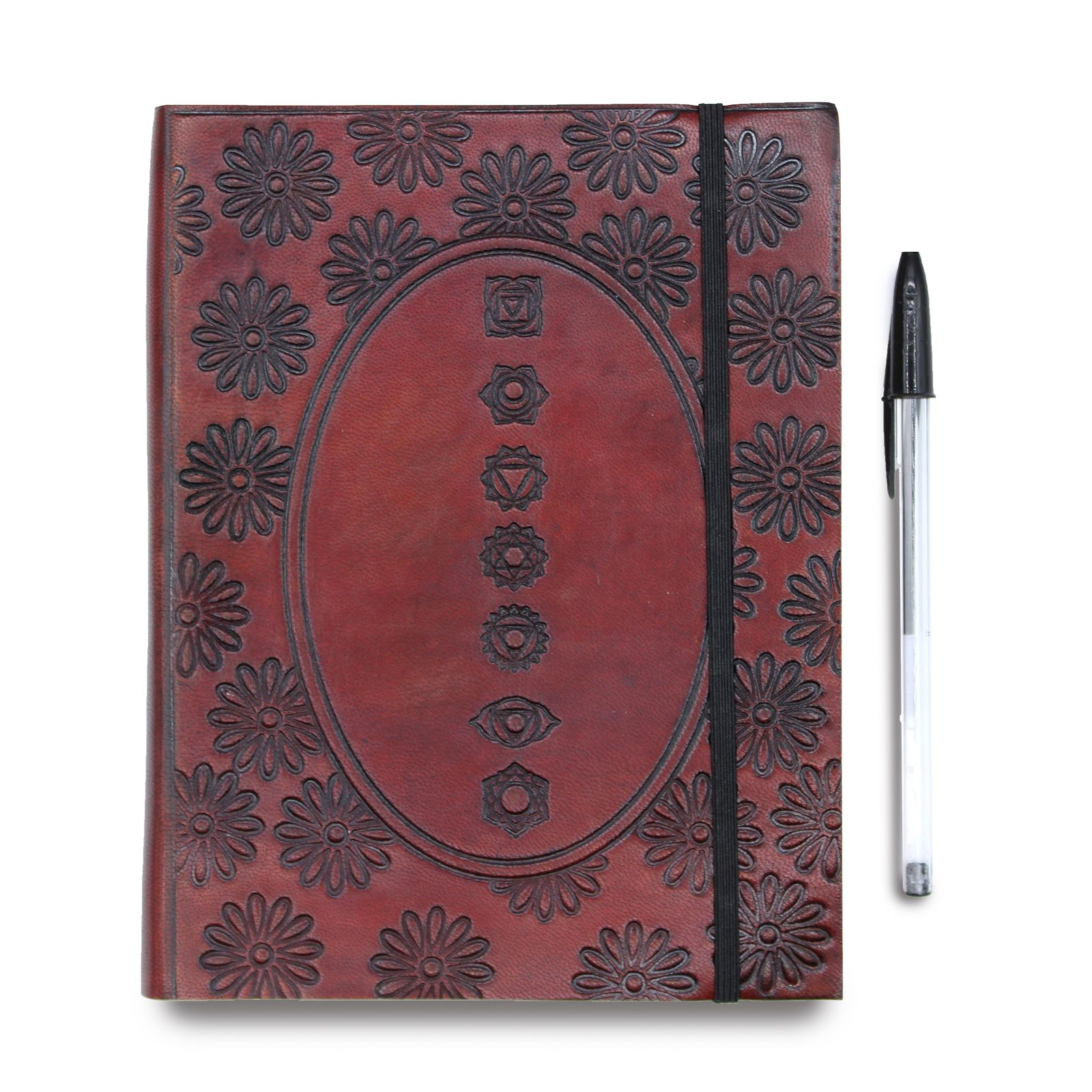 Medium Notebook with strap - Chakra Mandala - Image 3