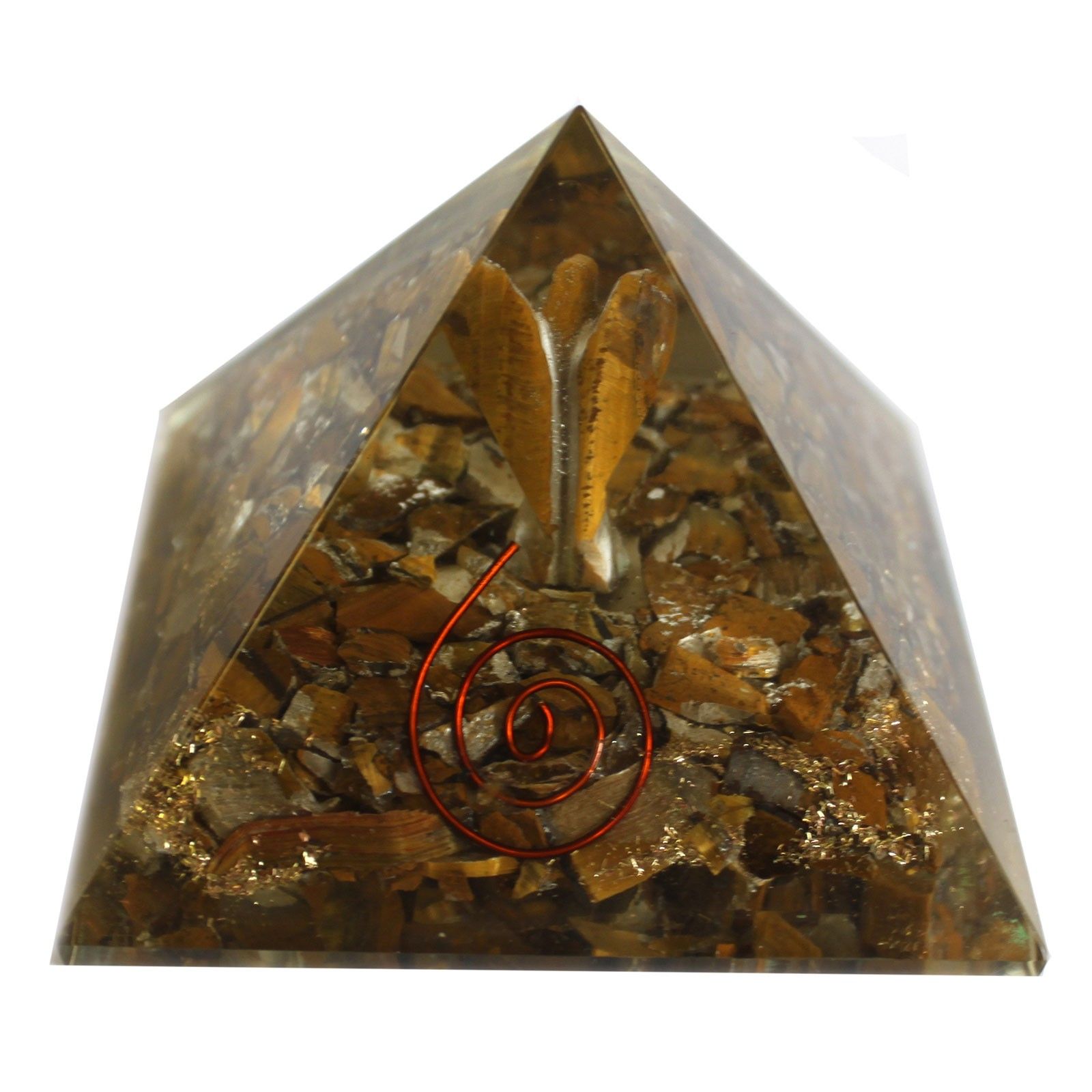Lrg Orgonite Pyramid 70mm - Angel - Image 4