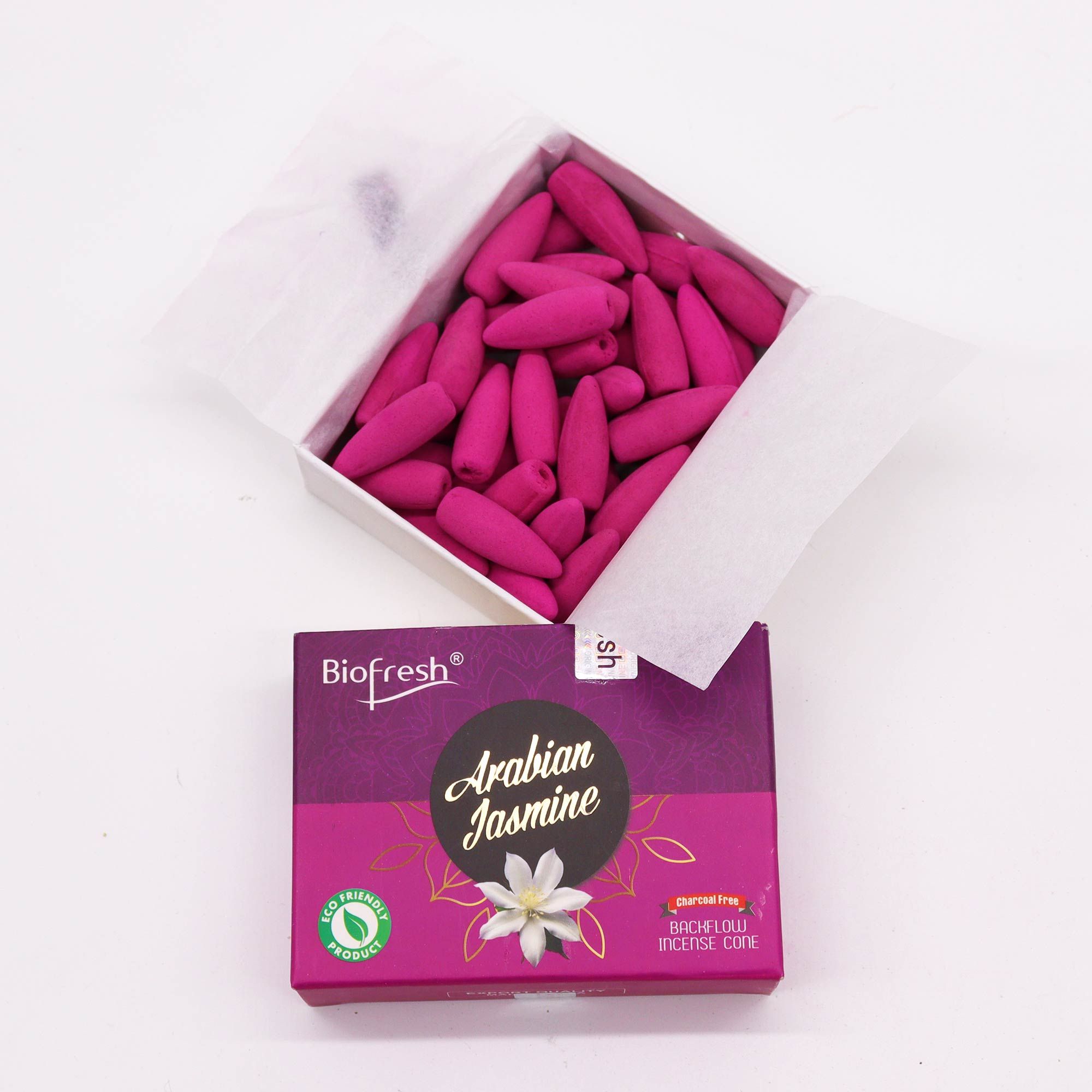 Biofresh Backflow Incense Cones - Arabian Jasmine - Image 4