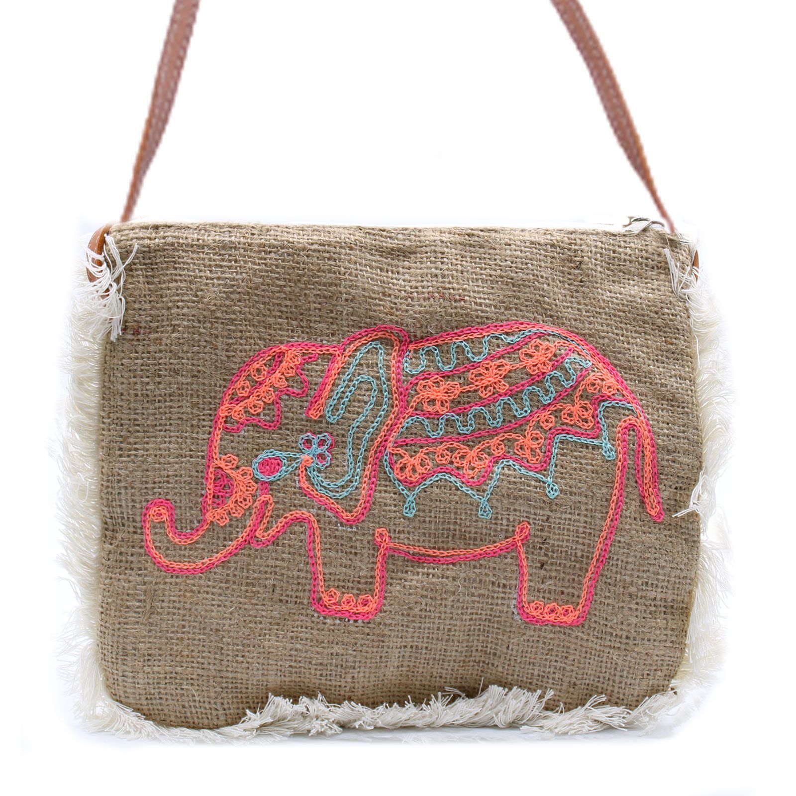Fab Fringe Bag - Elephant Embroidery - Image 4