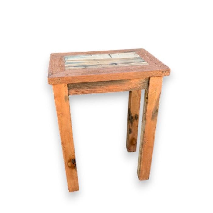 Tall Table - Display Stand - Recycled Wood - Image 2