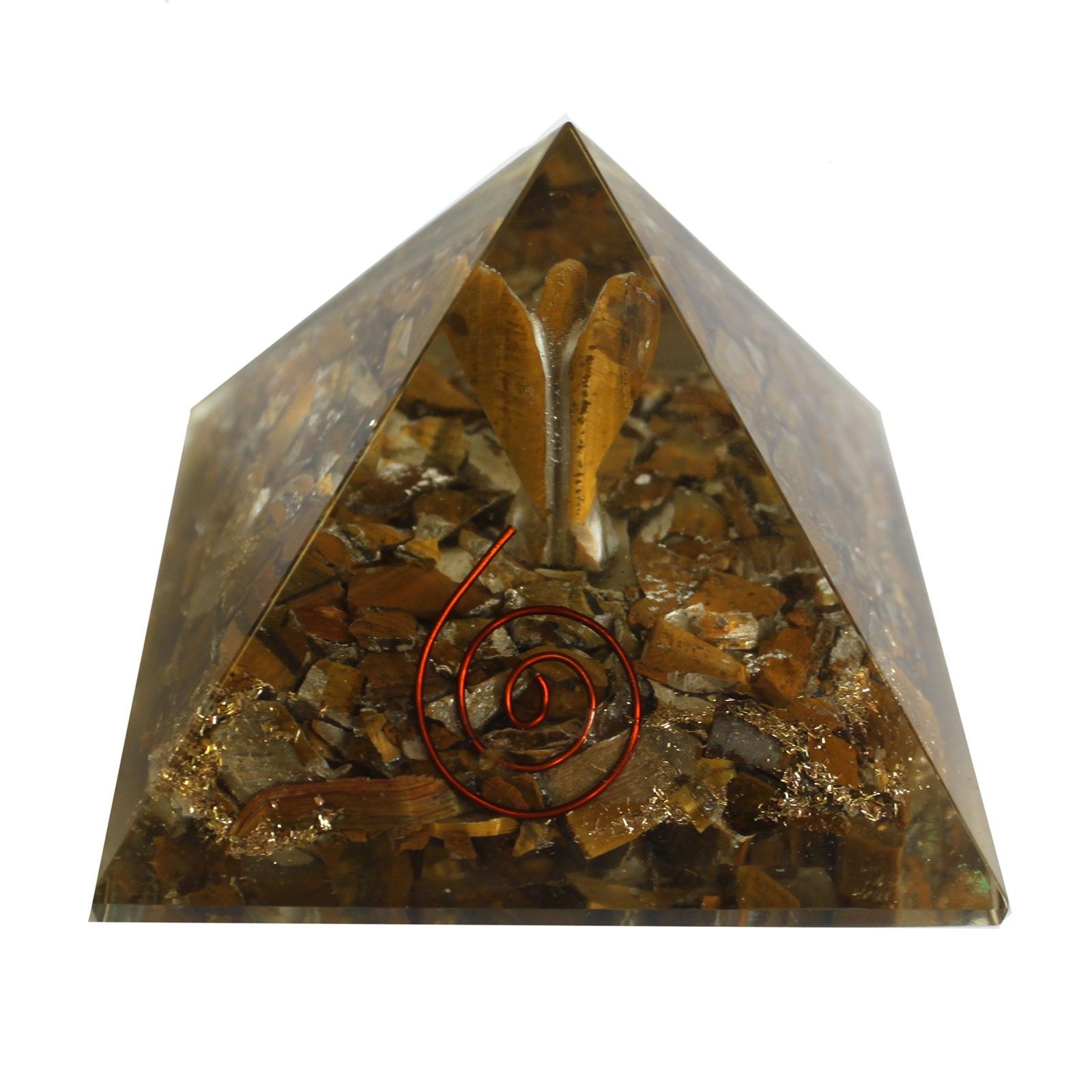 Lrg Orgonite Pyramid 70mm - Angel - Image 8