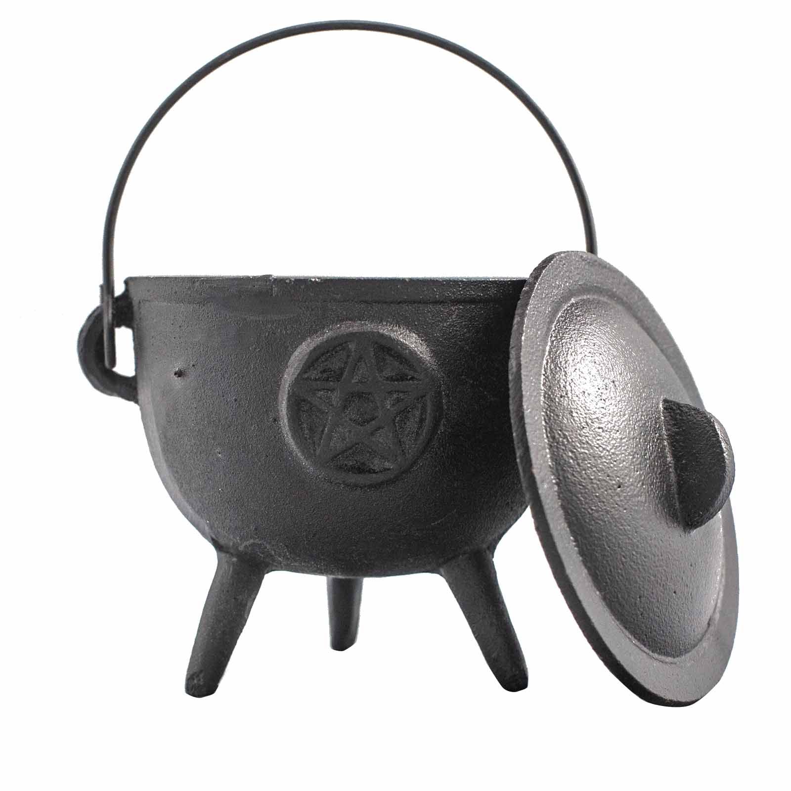 Cast Iron Cauldron with Pentagon 11x13cm - Image 3