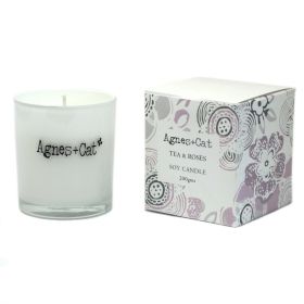 Agnes + Cat Votive Candle - Tea and Roses - Image 7