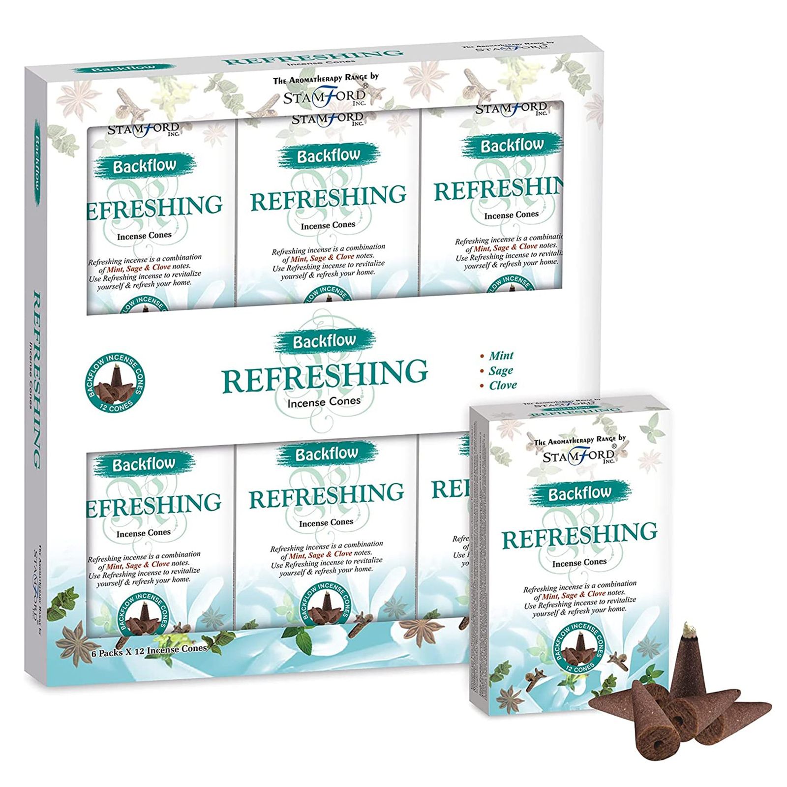 Aromatherapy Backflow Cones - Refreshing - Image 2