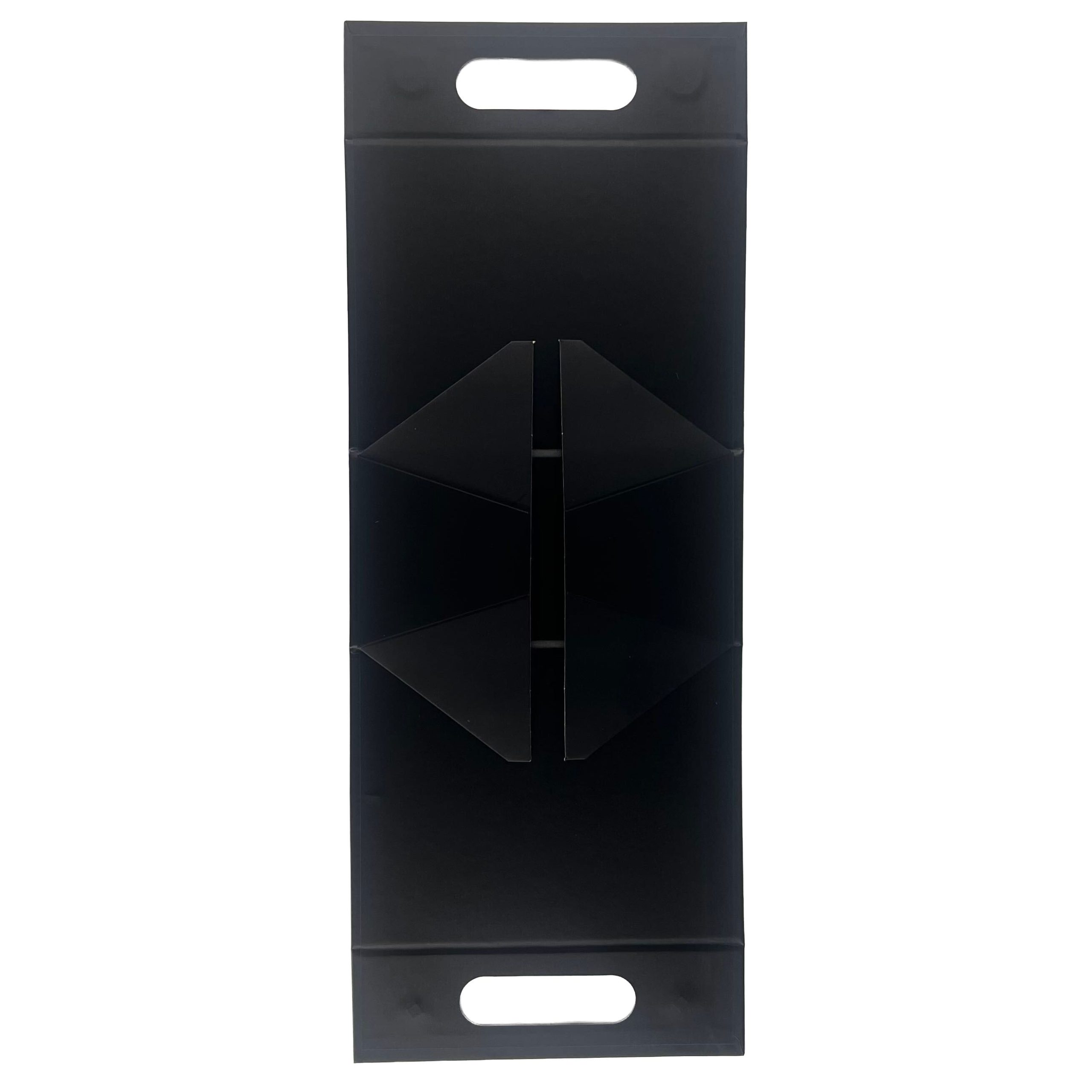 Flat Pack Gift Box - Hand Box (20x10x20cm) - Black - Image 2