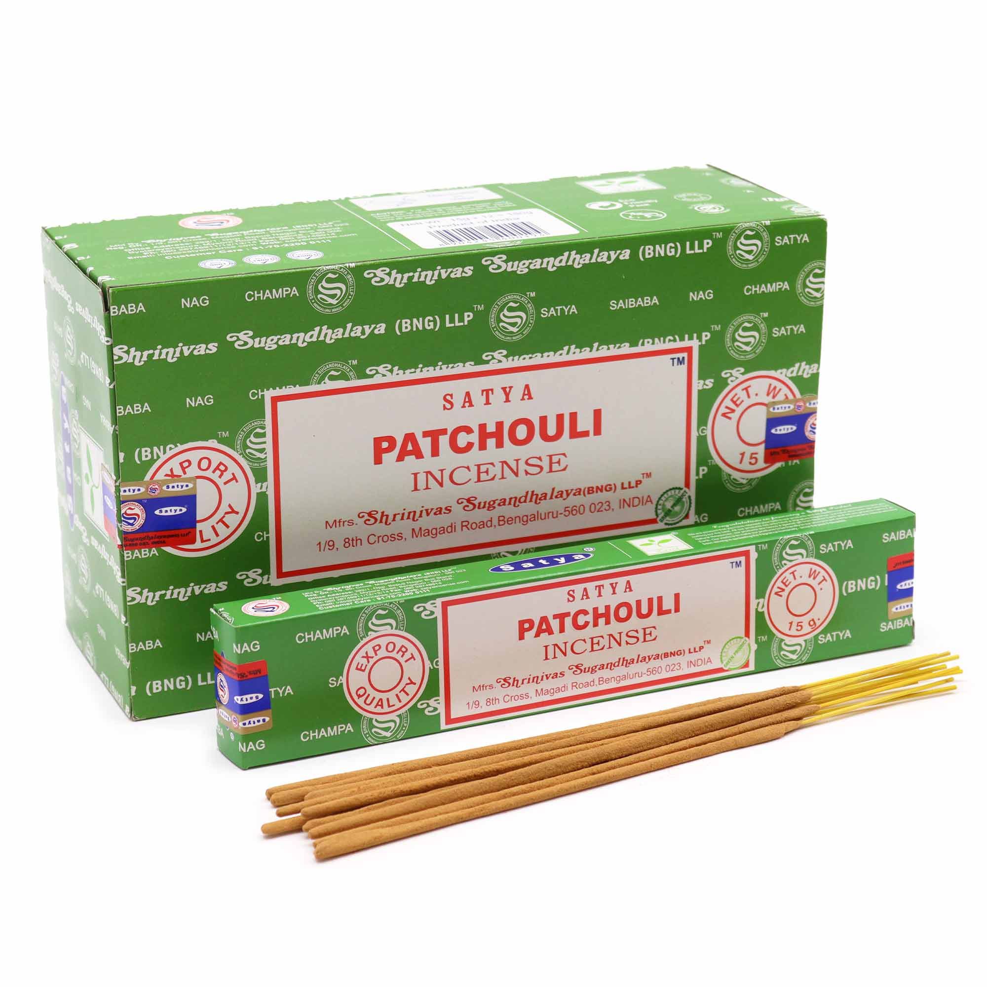 Satya Incense 15gm - Patchouli - Image 3