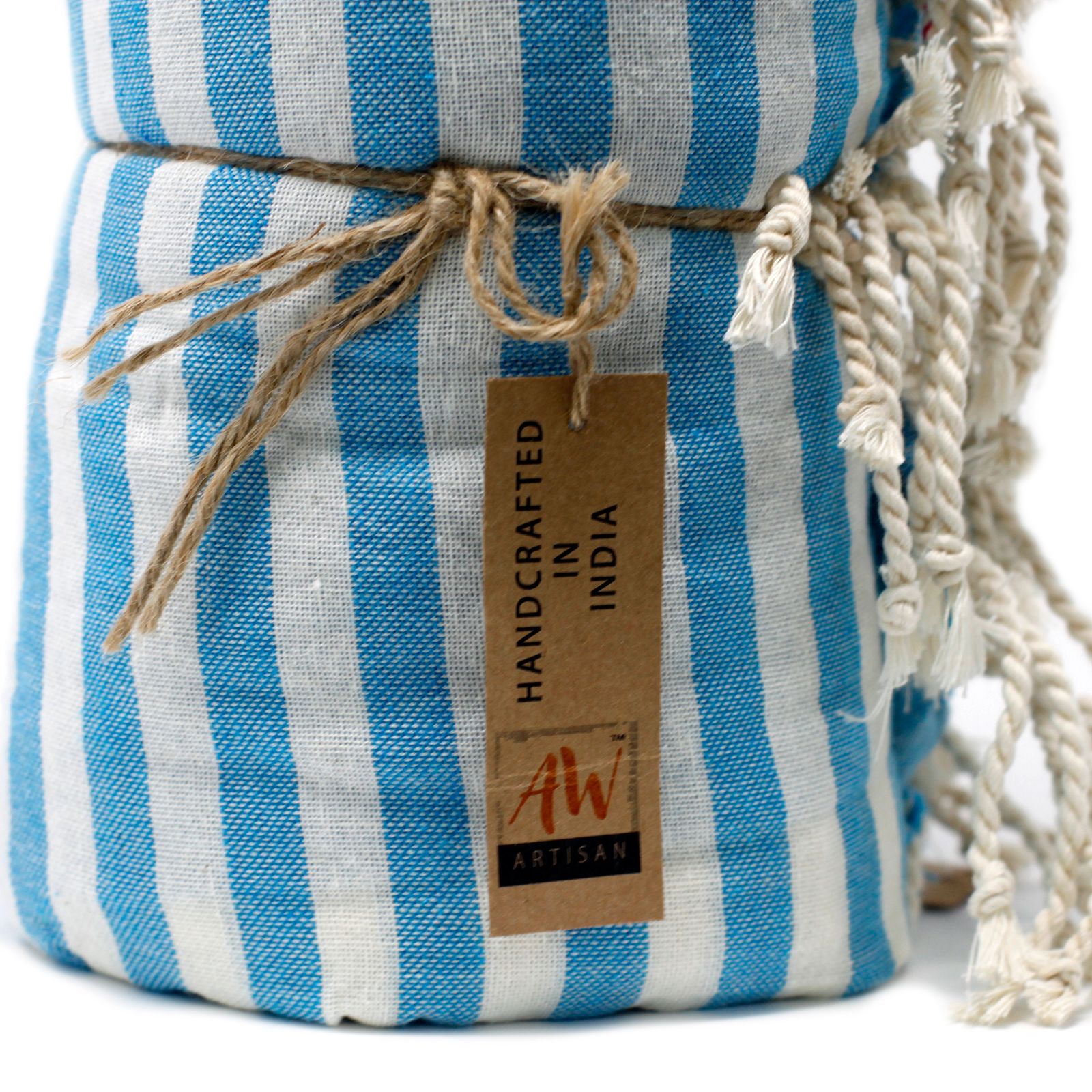 Cotton Pario Towel - 100x180 cm - Sky Blue - Image 6