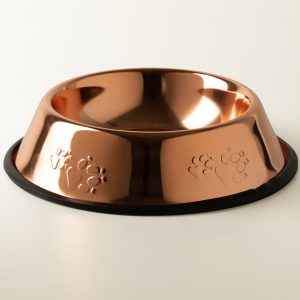 PAW Food Bowls -  Single Copper Style - 22cm - Stainless Steel (304)