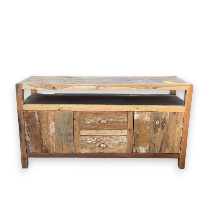 Large TV Stand - Recycled Wood - Image 3