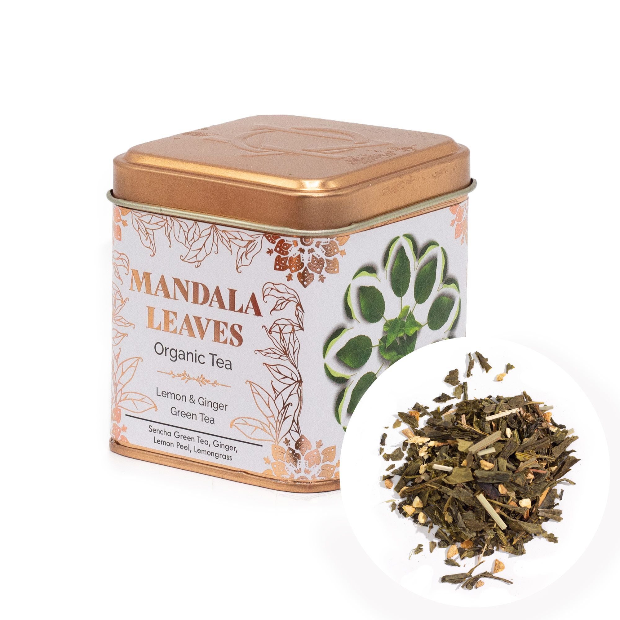 50g Classic Green Tea with Lemon and Ginger - Image 2