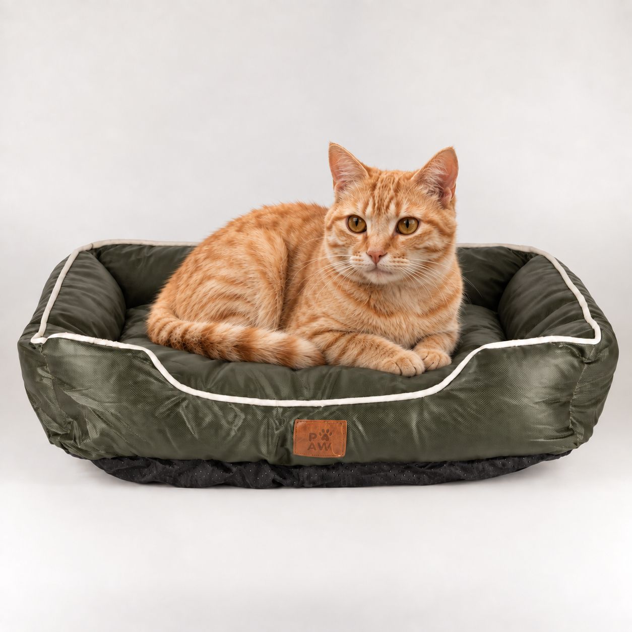 PAW Bed – Small Khaki Green – 60 × 50 × 15cm - Image 7