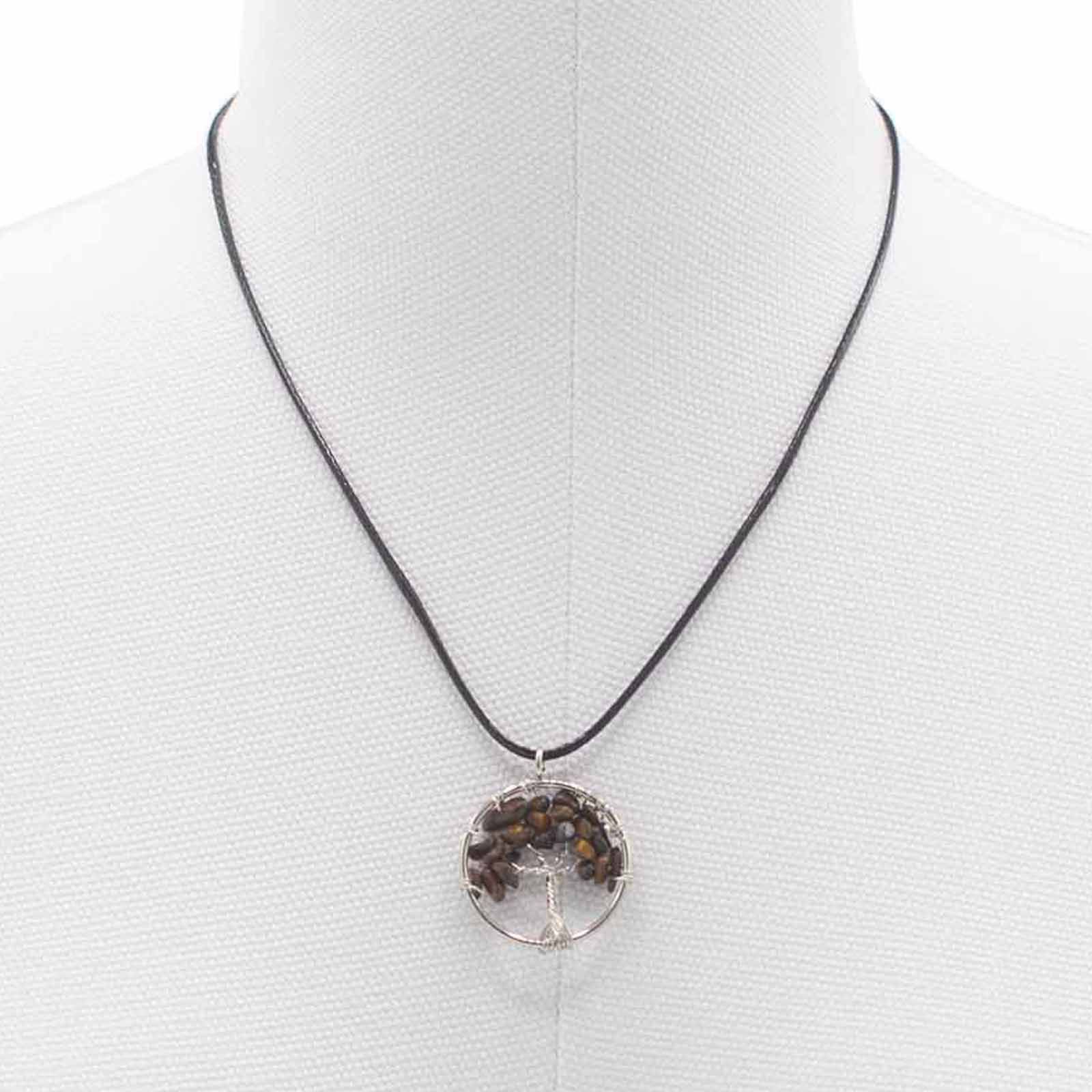 Tree of Life Pendant - Tiger Eye - Image 3