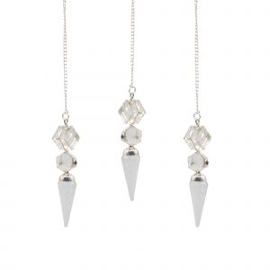 The Architect of Clarity - Three Piece Pendulum - Crystal Quartz