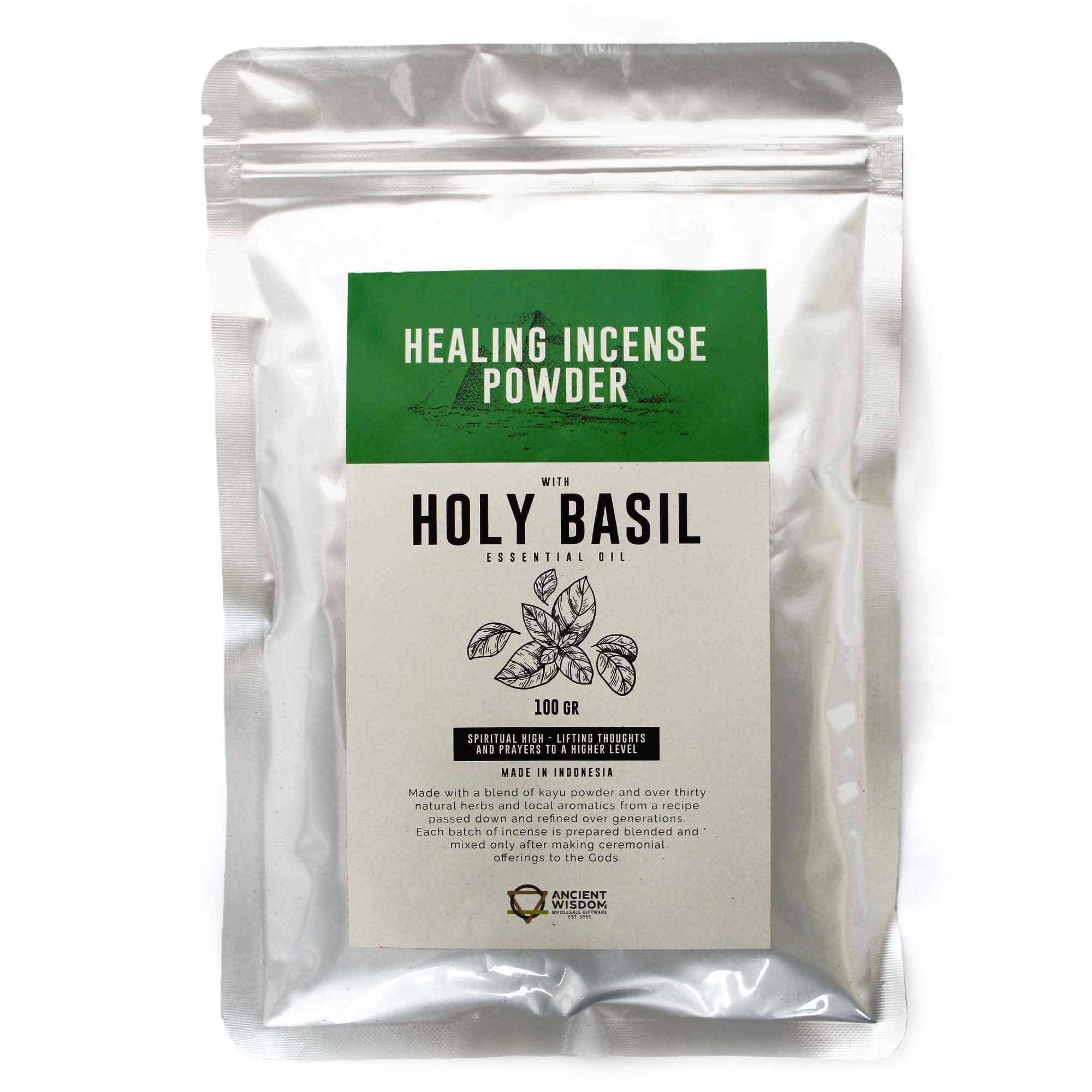 Healing Incense Powder - Holy Basil 100gm - Image 3