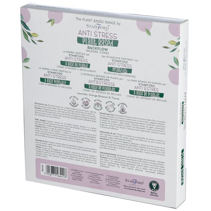 Plant Based Backflow Incense Cones - Anti Stress - Image 4