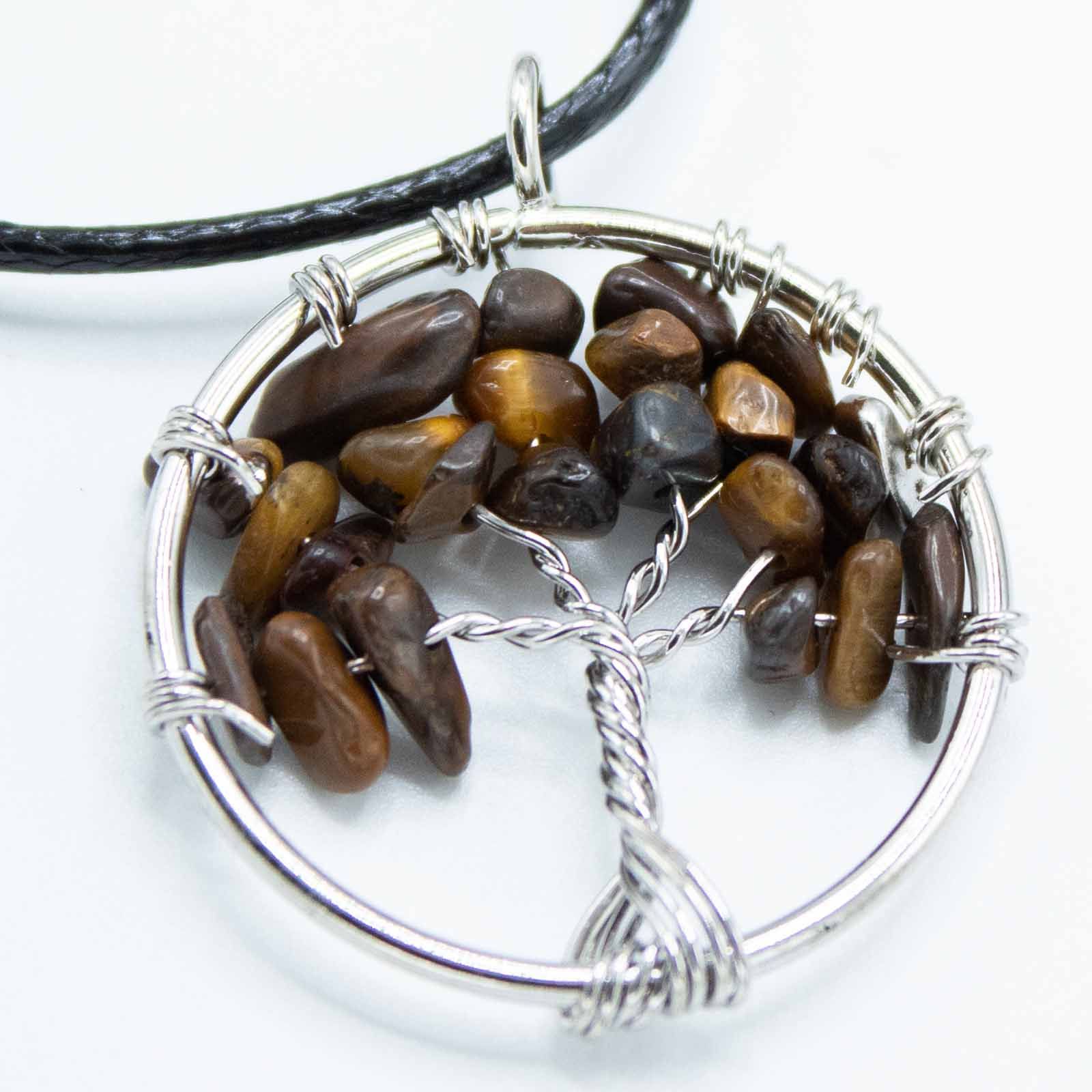 Tree of Life Pendant - Tiger Eye - Image 2