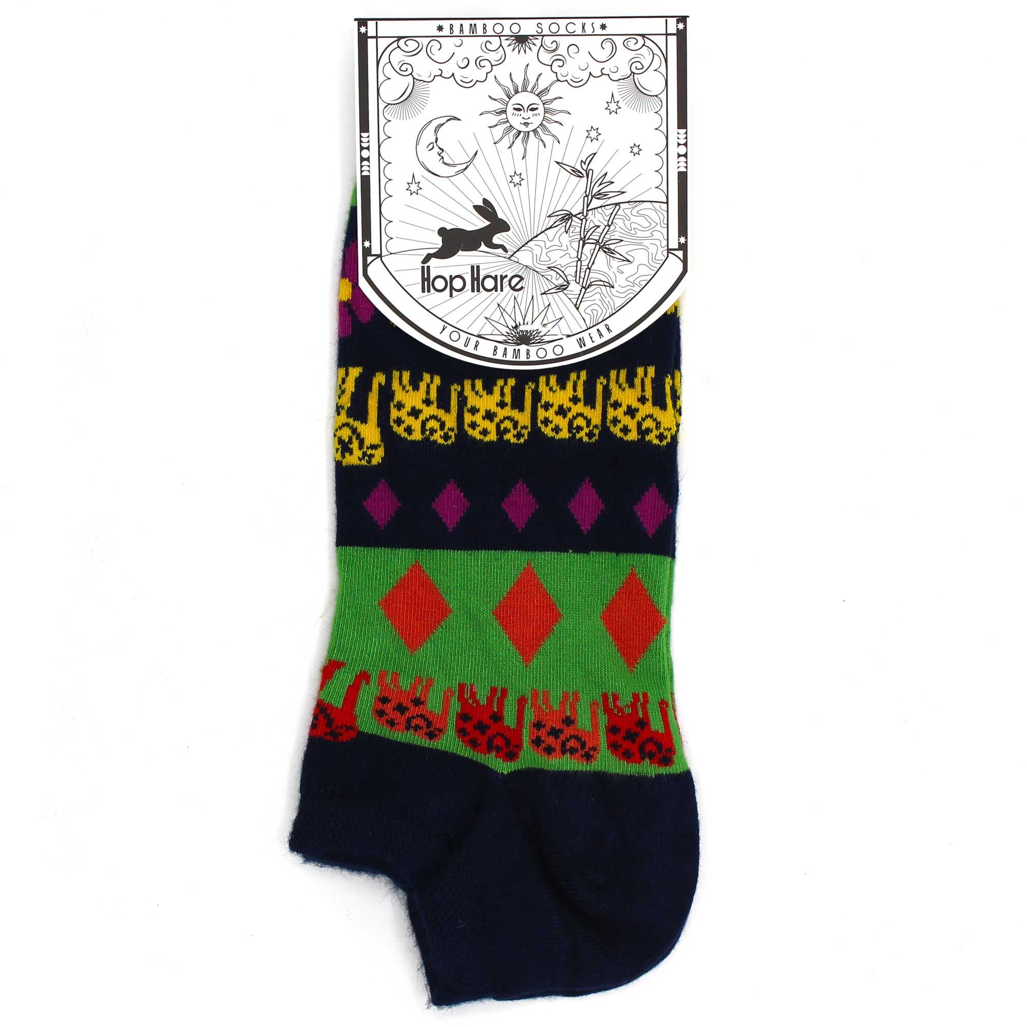 S/M Hop Hare Bamboo Socks Low (3.5-6.5) - Lucky Elephant - Image 4