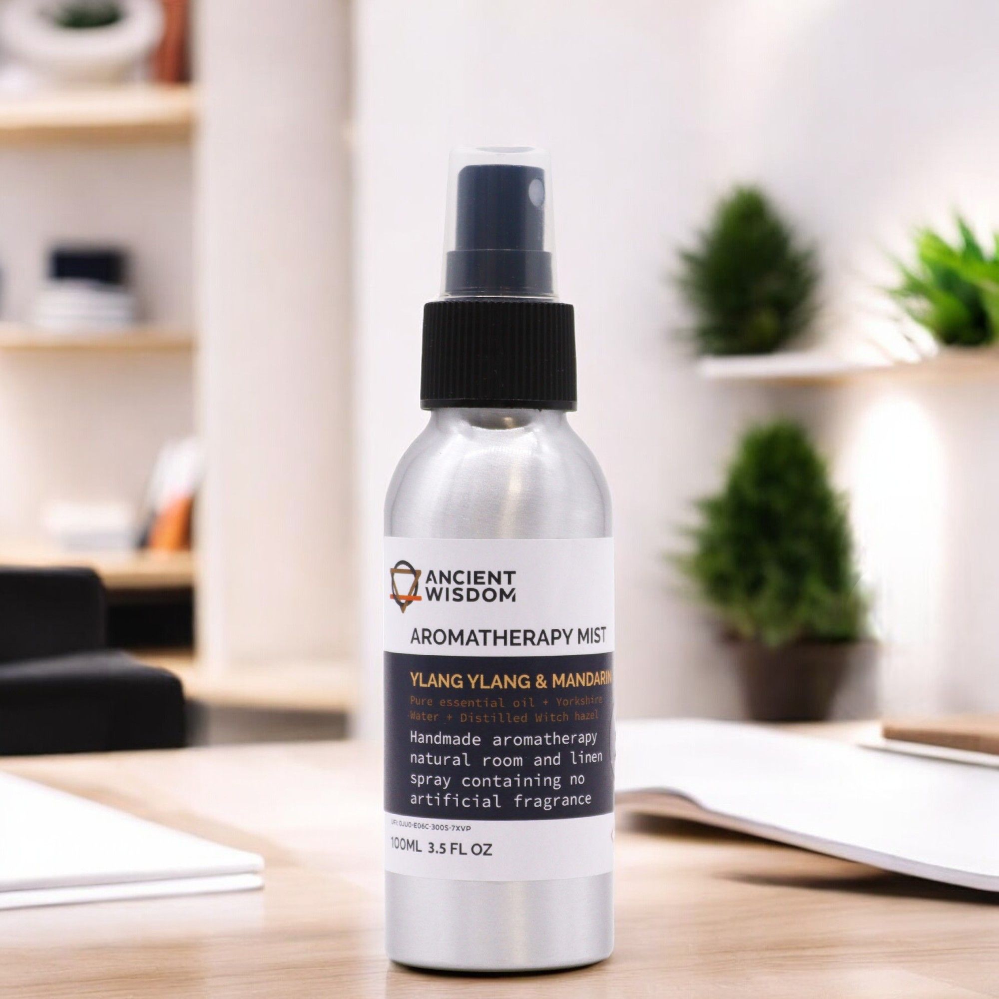 100ml Essential Oil Mist - Ylang Ylang & Mandarin - Image 2