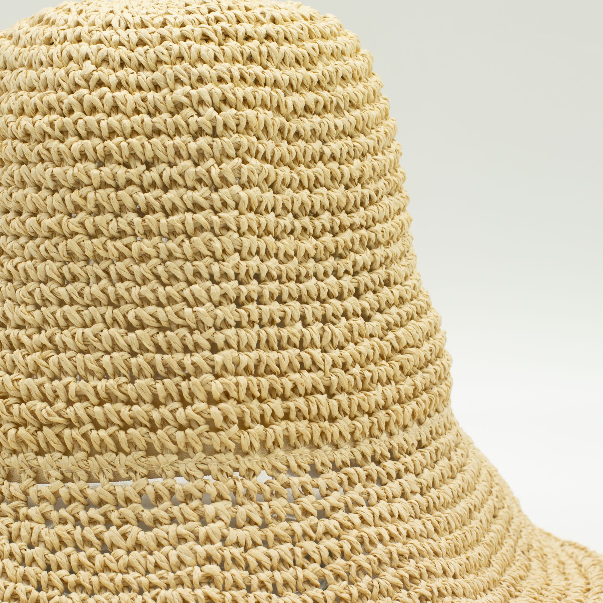 Nomad Sari Floppy Straw Sun Hat - Natural Beige - Image 4