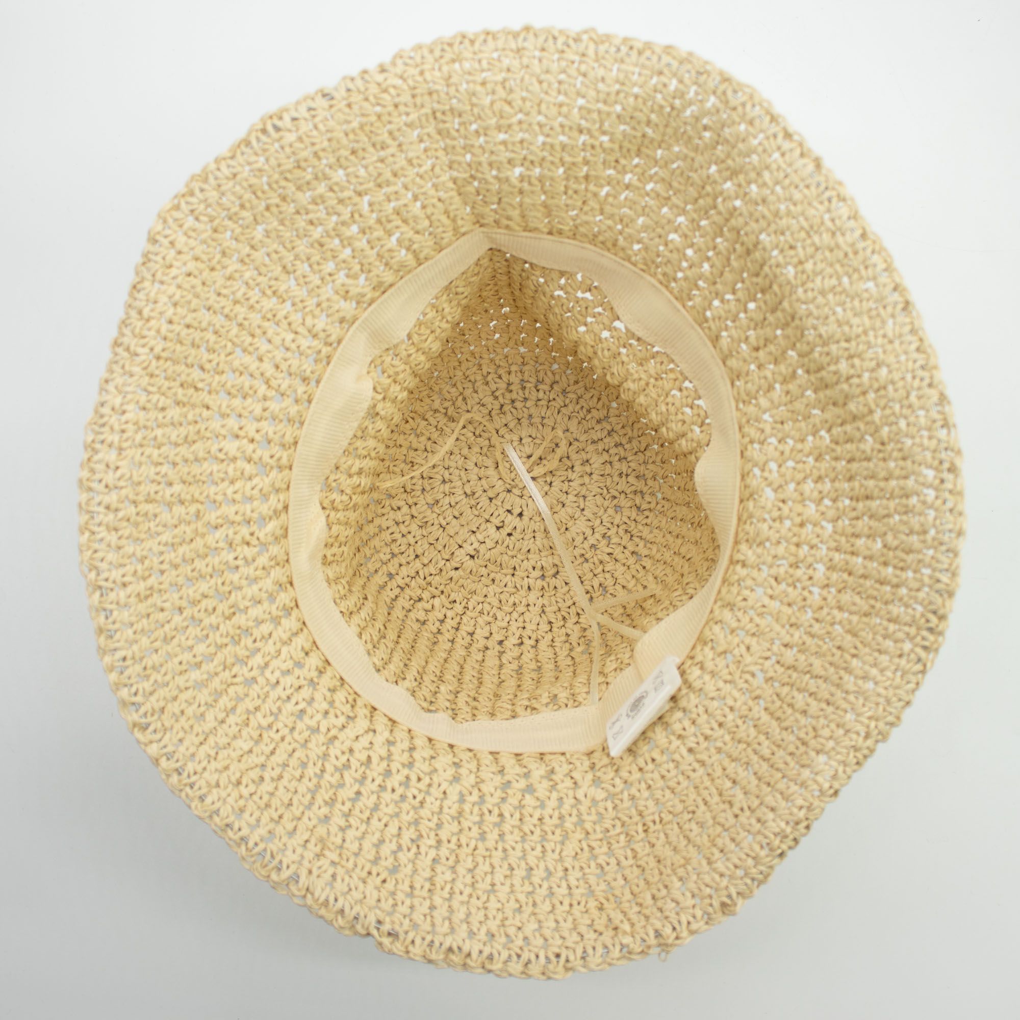 Nomad Sari Floppy Straw Sun Hat - Natural Beige - Image 5