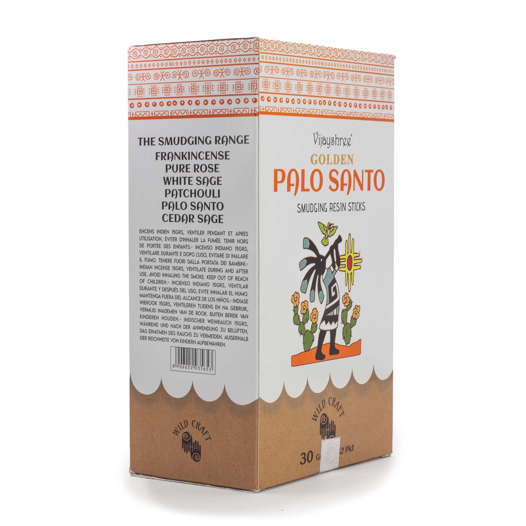Golden Palo Santo Smudging Resin Sticks – 30g - Image 2