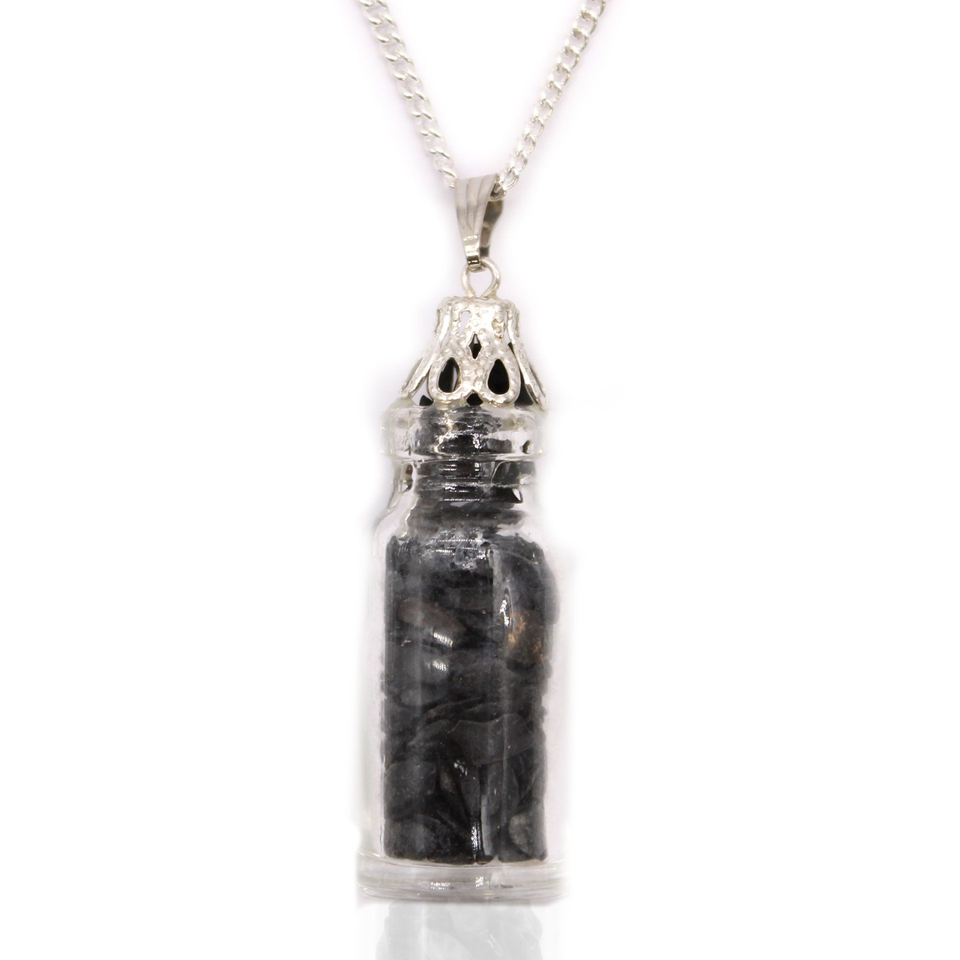 Bottled Gemstones Necklace - Black Onyx - Image 2