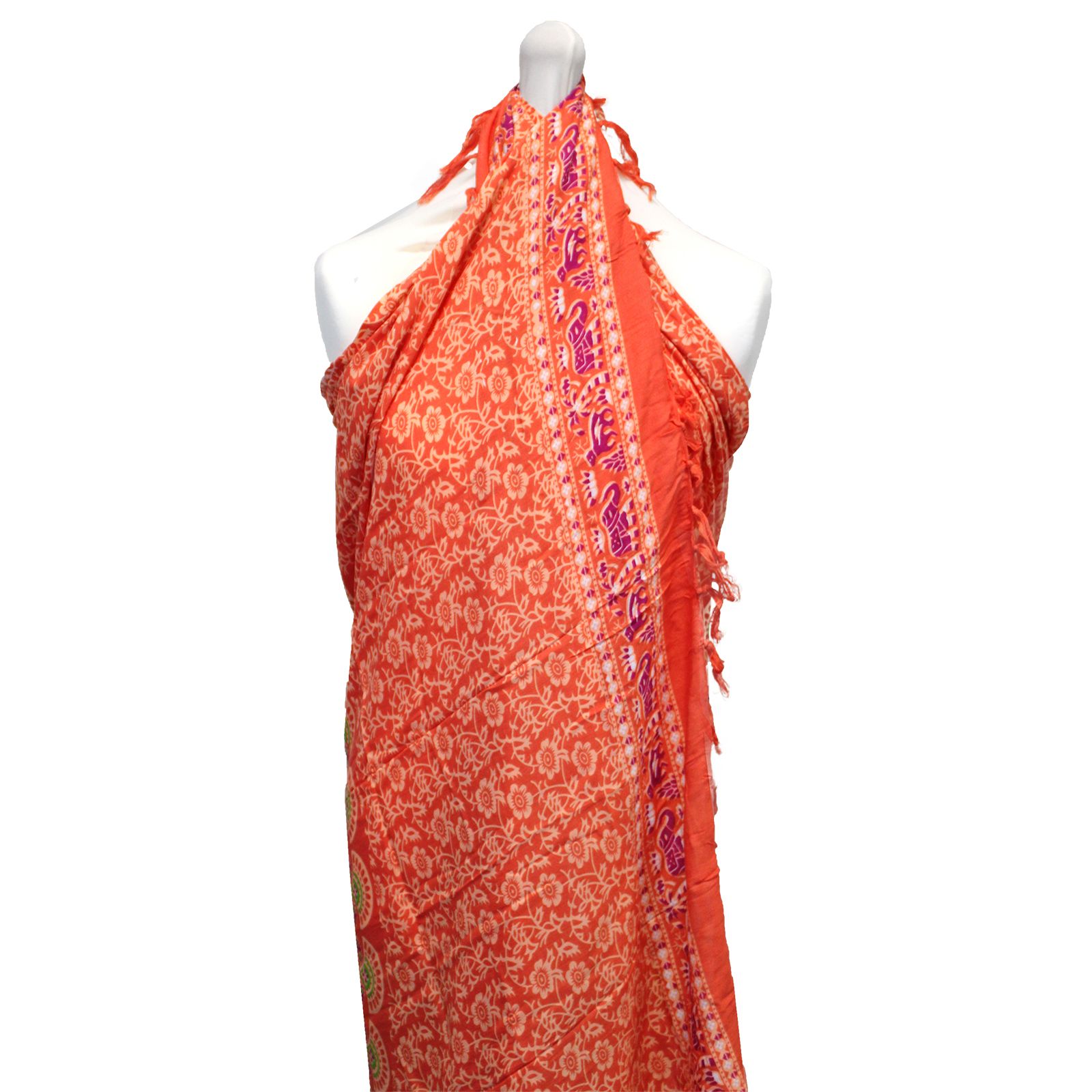 Pink Rose Mandala Sarongs - Image 5