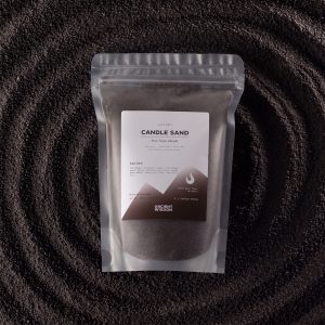 Fragranced Candle Sand - Black - Spirited - 300g