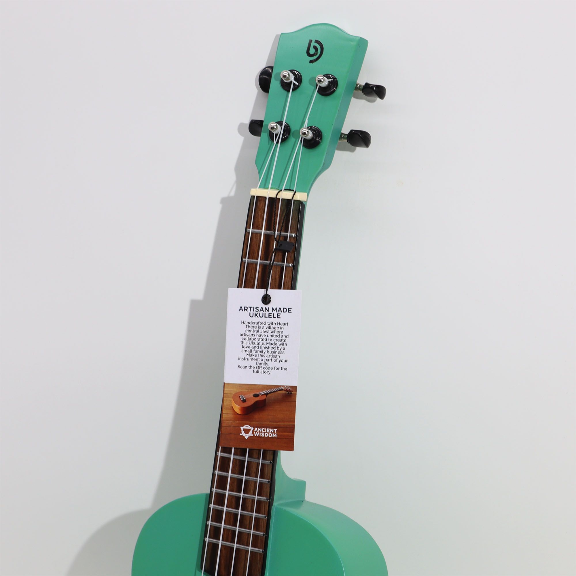 Artisan Made Ukulele - Natural Sunburst Finish (4 String) - Image 4