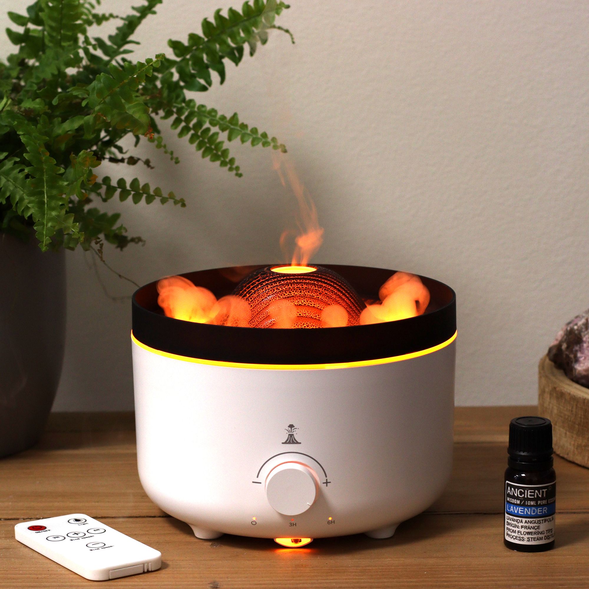 Large Volcano Effect Aroma Diffuser (plug) Two Colours - 560ml - Image 5