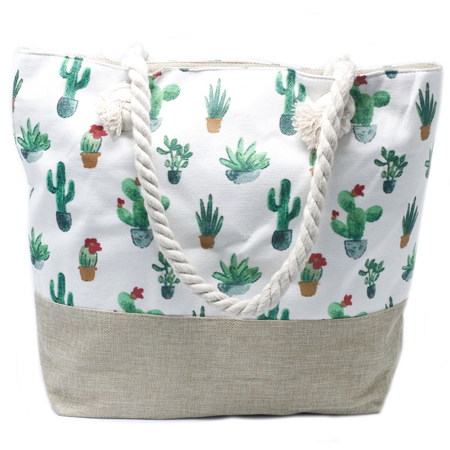 Rope Handle Bag - Mini Cactus - Image 5