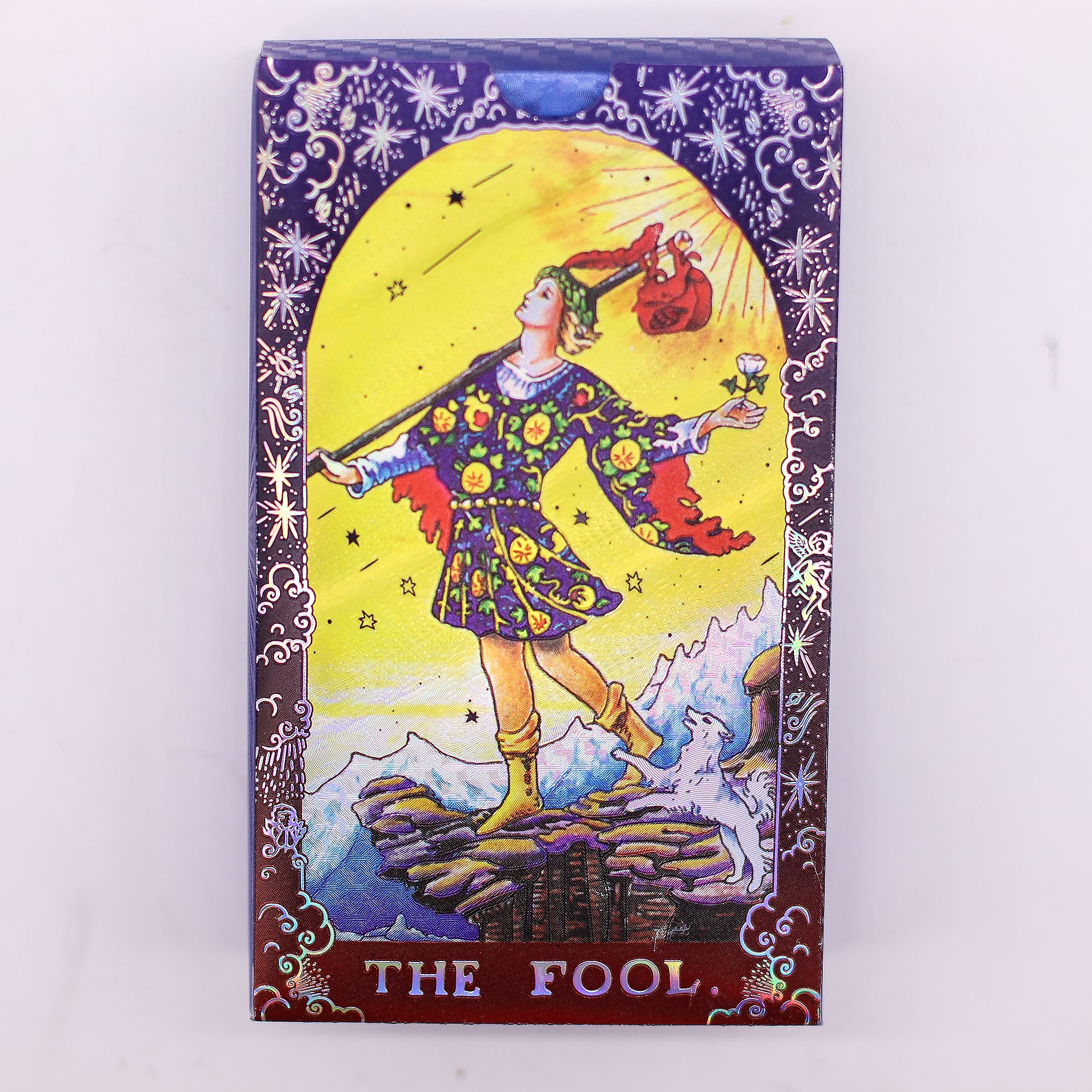 Blue Foil Tarot Card Set - Mandala - with booklet - Image 3
