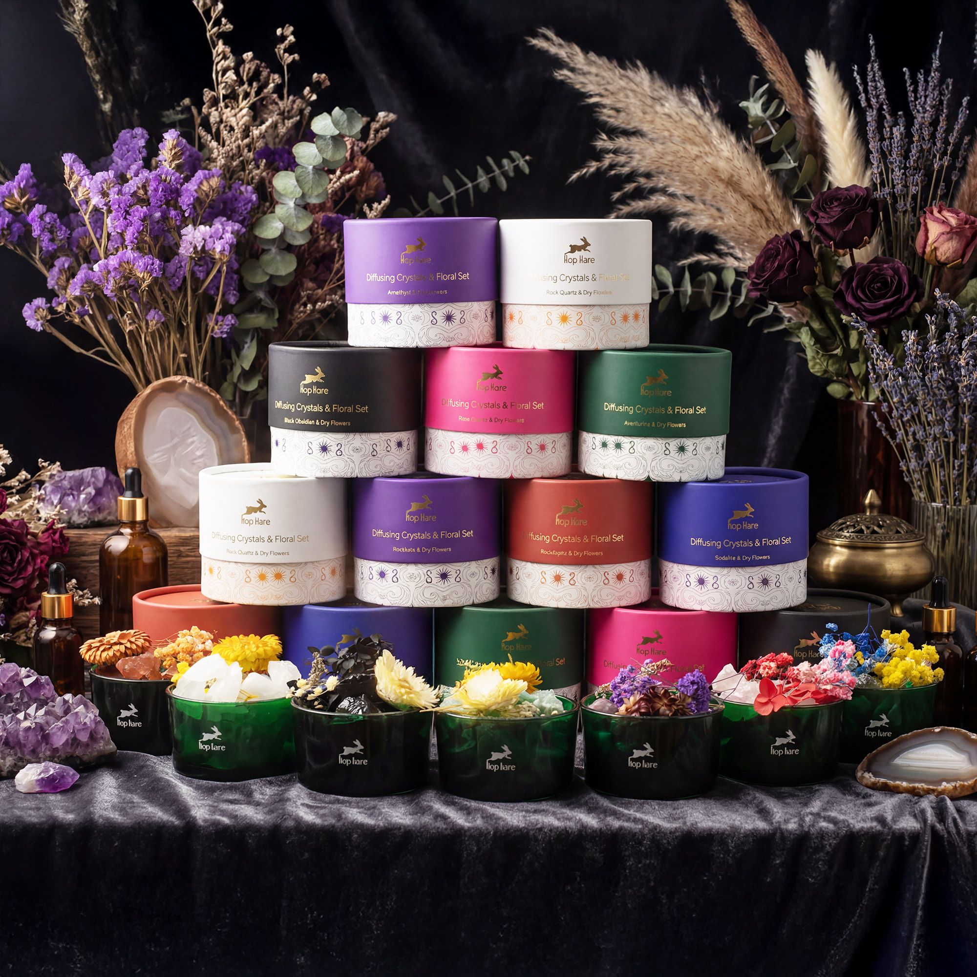 Hop Hare Diffusing Crystals & Floral Set - The Lion - Image 7