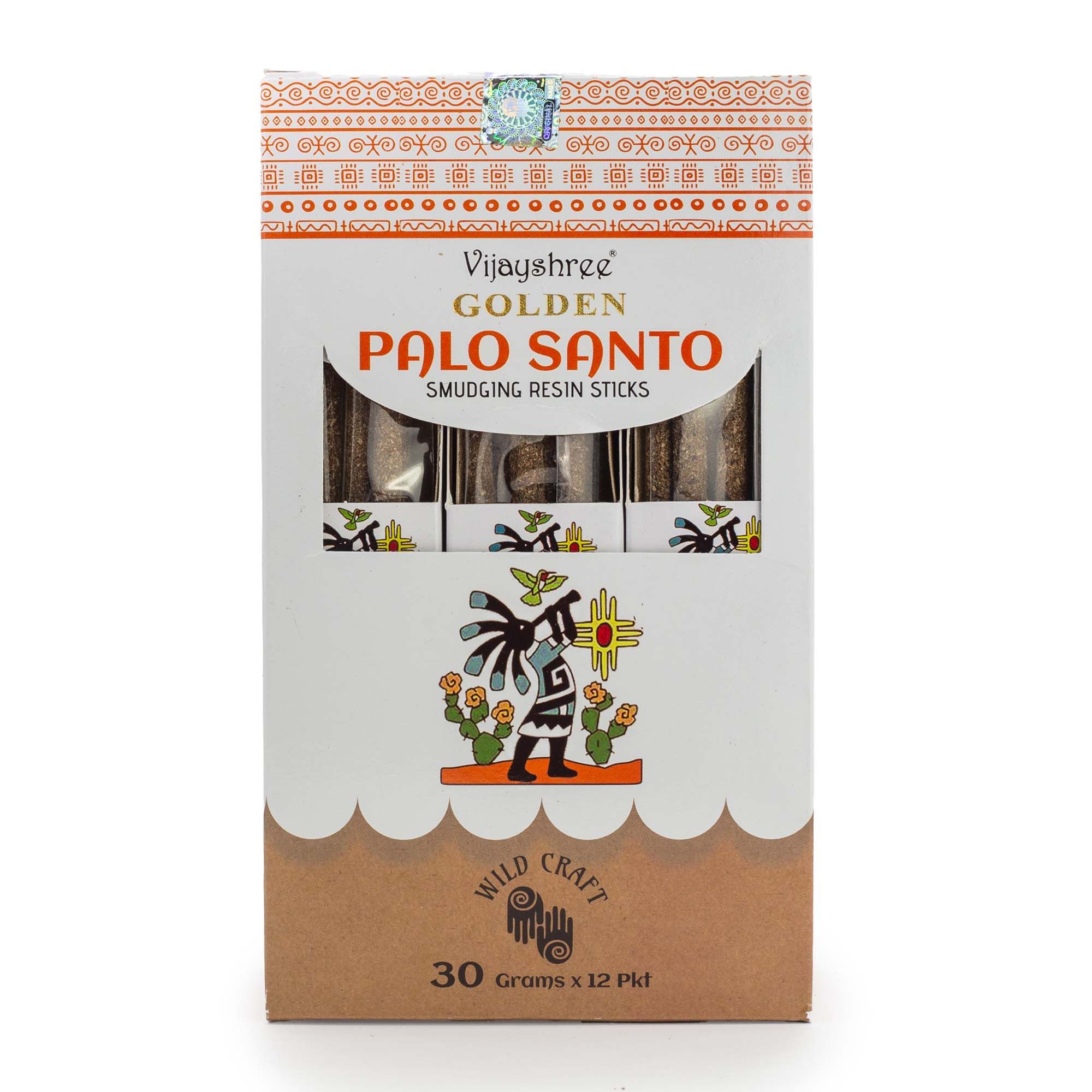 Golden Palo Santo Smudging Resin Sticks – 30g - Image 5