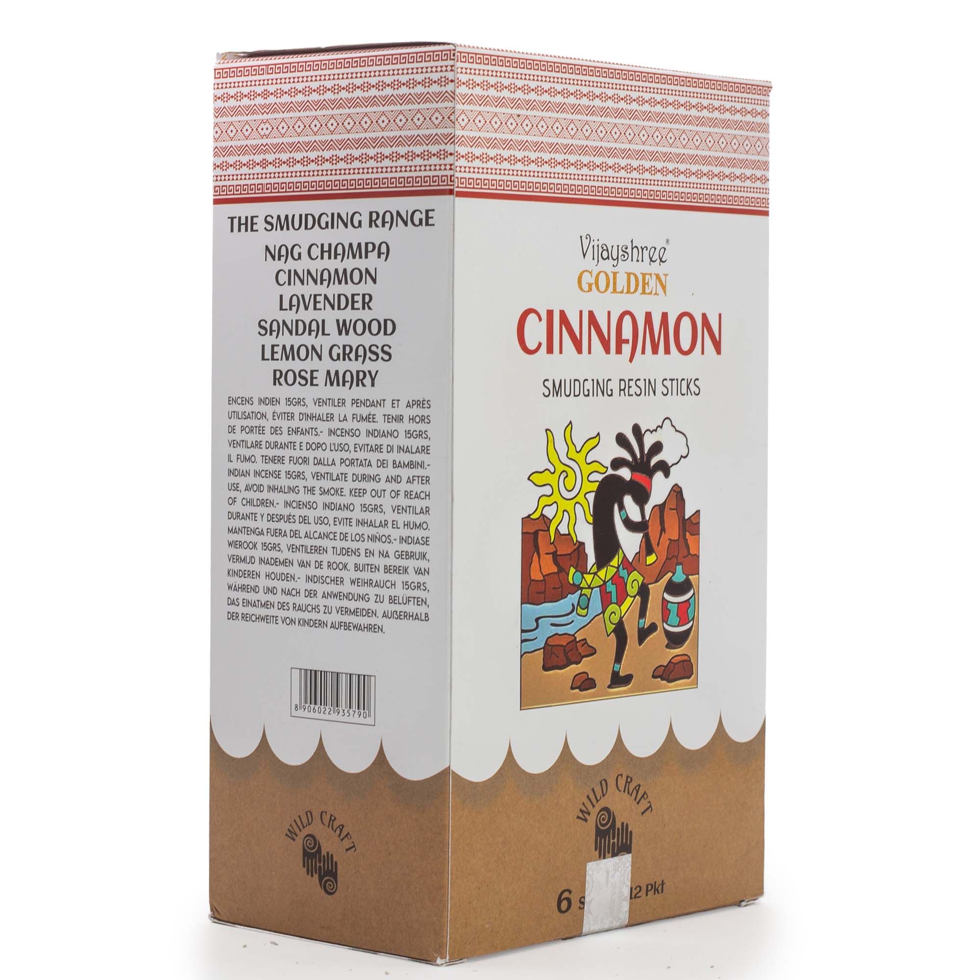 Golden Cinnamon Smudging Resin Sticks - 30g - Image 10