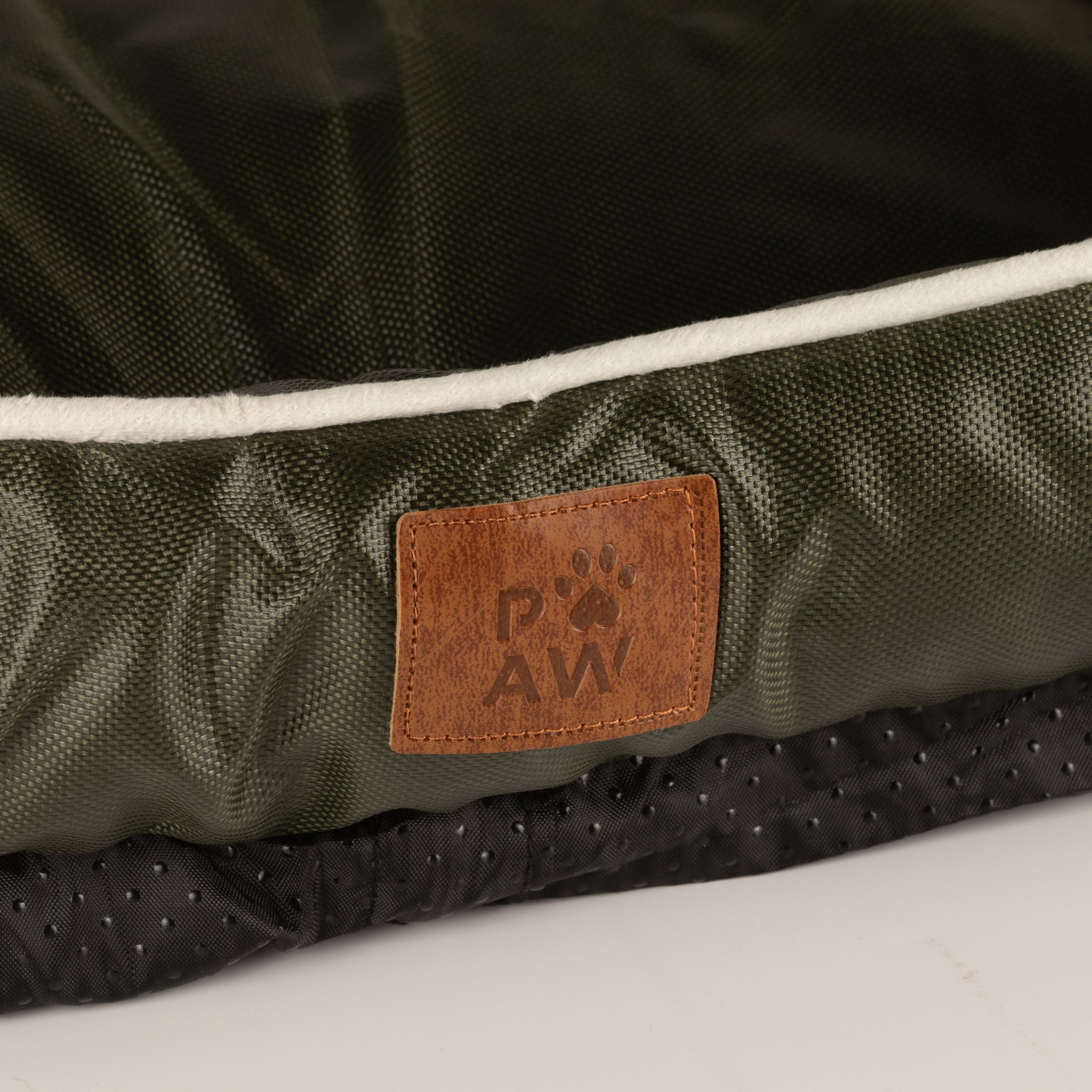 PAW Bed – Small Khaki Green – 60 × 50 × 15cm - Image 4