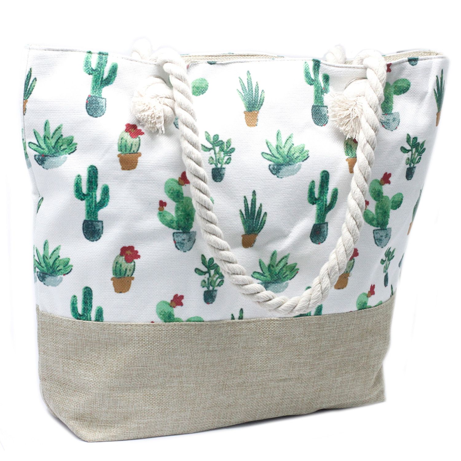 Rope Handle Bag - Mini Cactus - Image 4