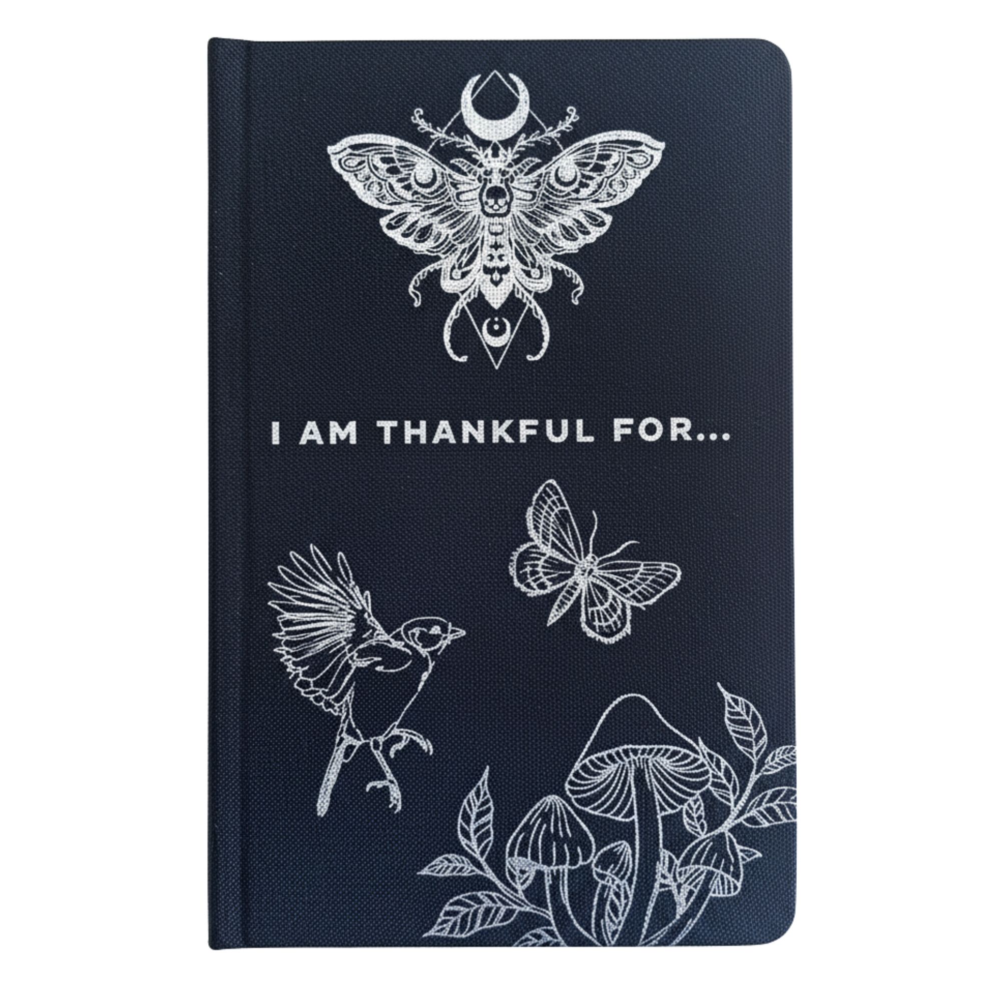 Black Gratitude Journal with Silver Lining - 120 pages - I am Thankful For - Image 4
