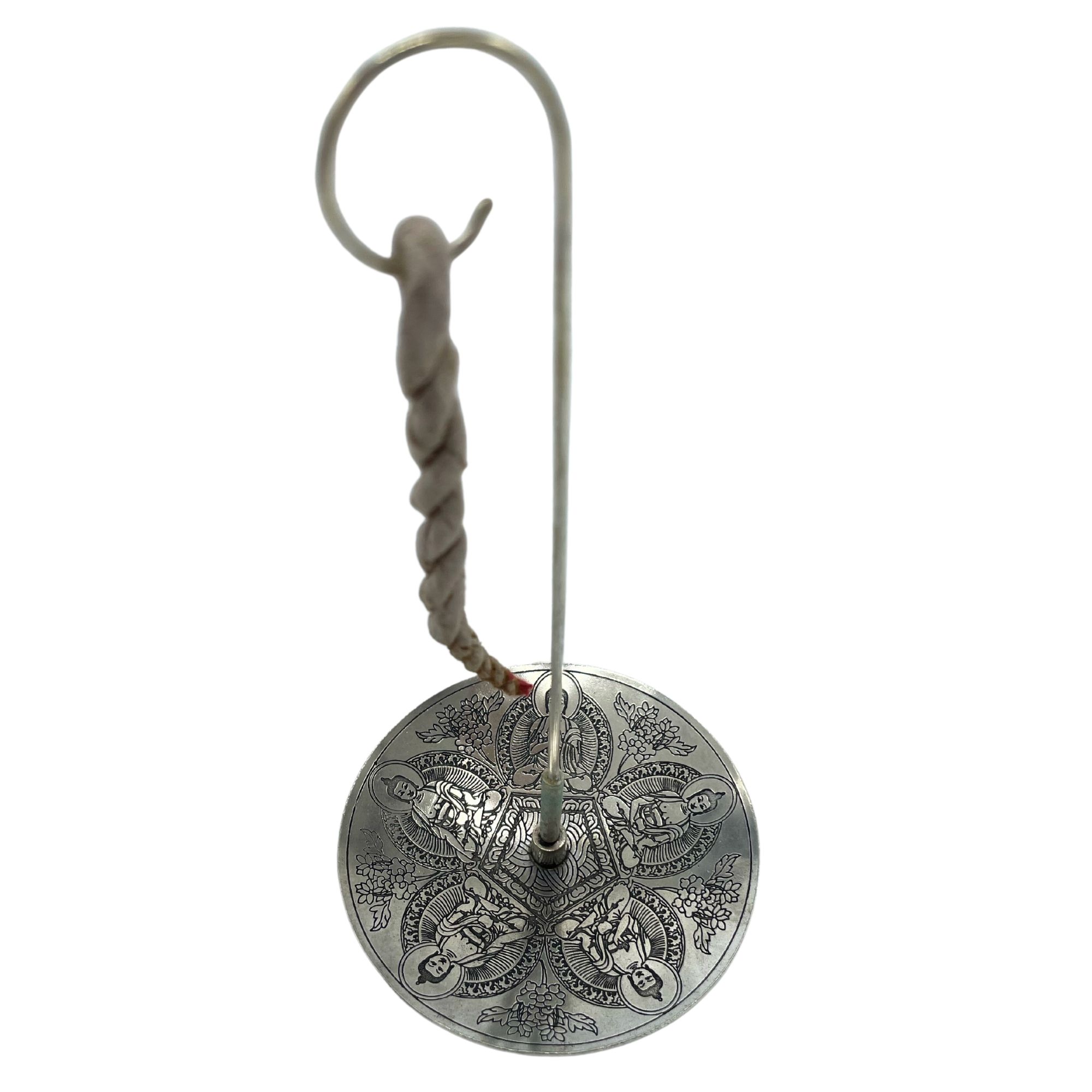 Rope Incense and Silver Plated Holder Set - Pancha Buddha - Image 3