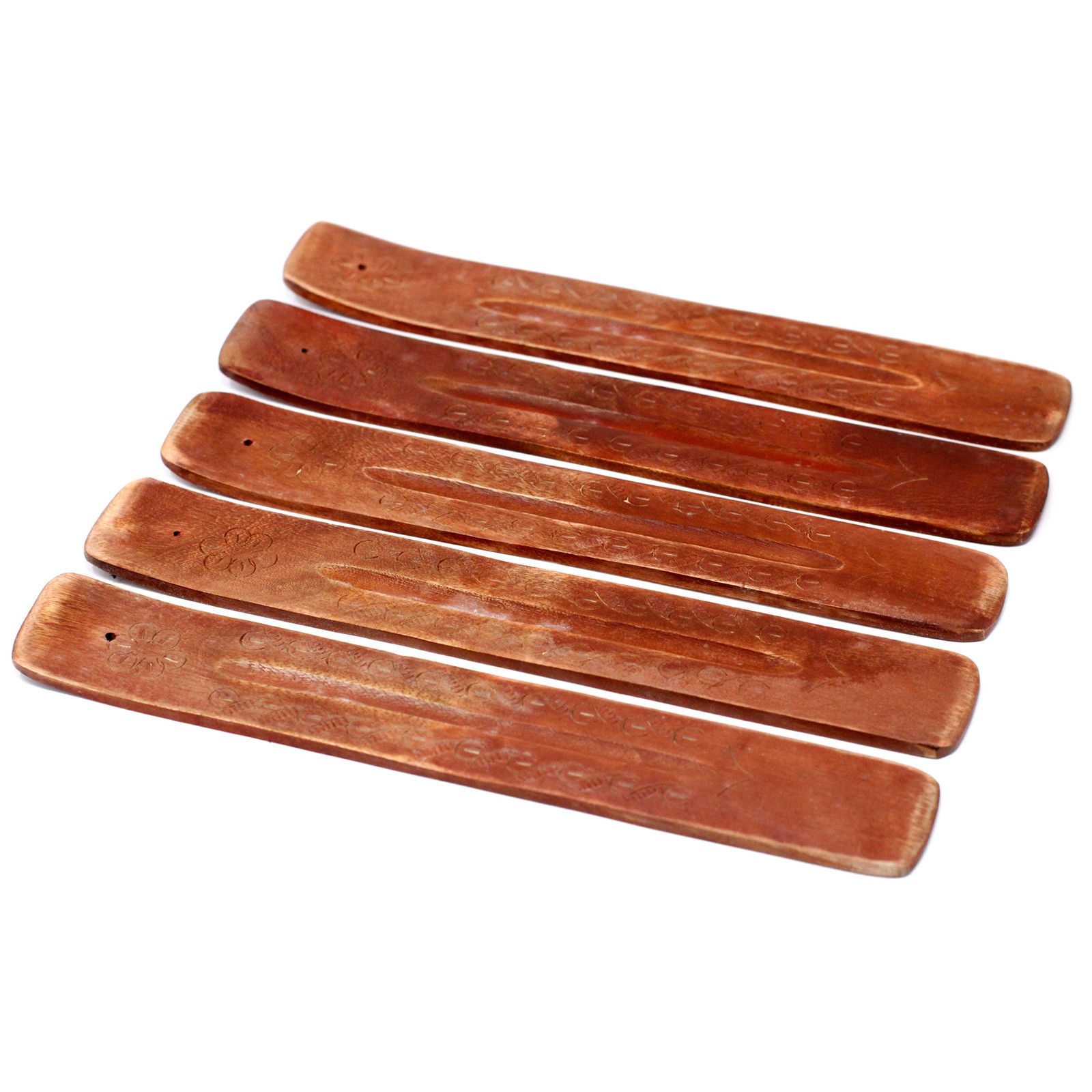 Carved Mango Wood Ashcatcher 10" - Image 6